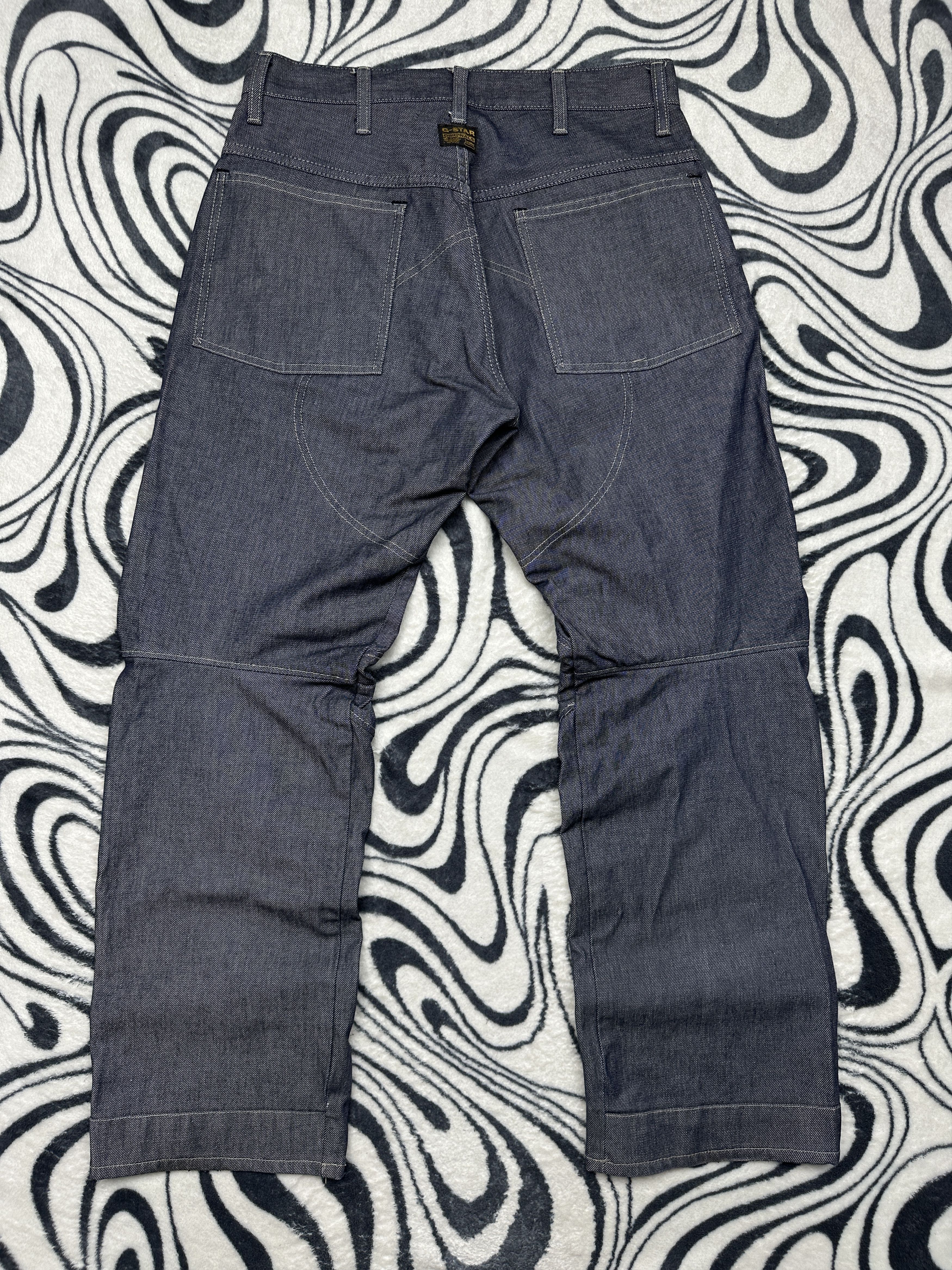 G-Star G Star Raw Shortcut Elwood Denim Pants Double Knee Jeans Size US 33 - 5 Thumbnail