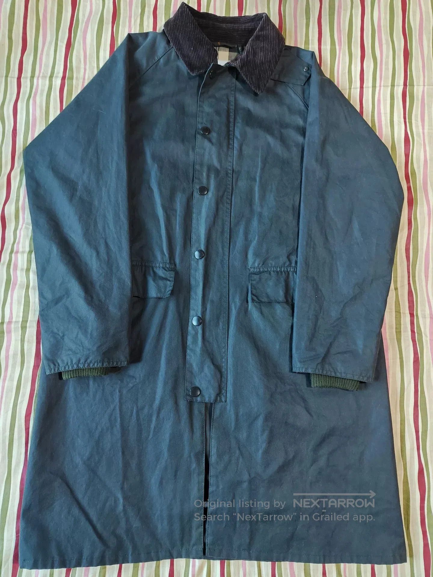 Barbour Barbour Burghley Unisex Waxed Jacket. Size US XXS / EU 40 - 5 Thumbnail
