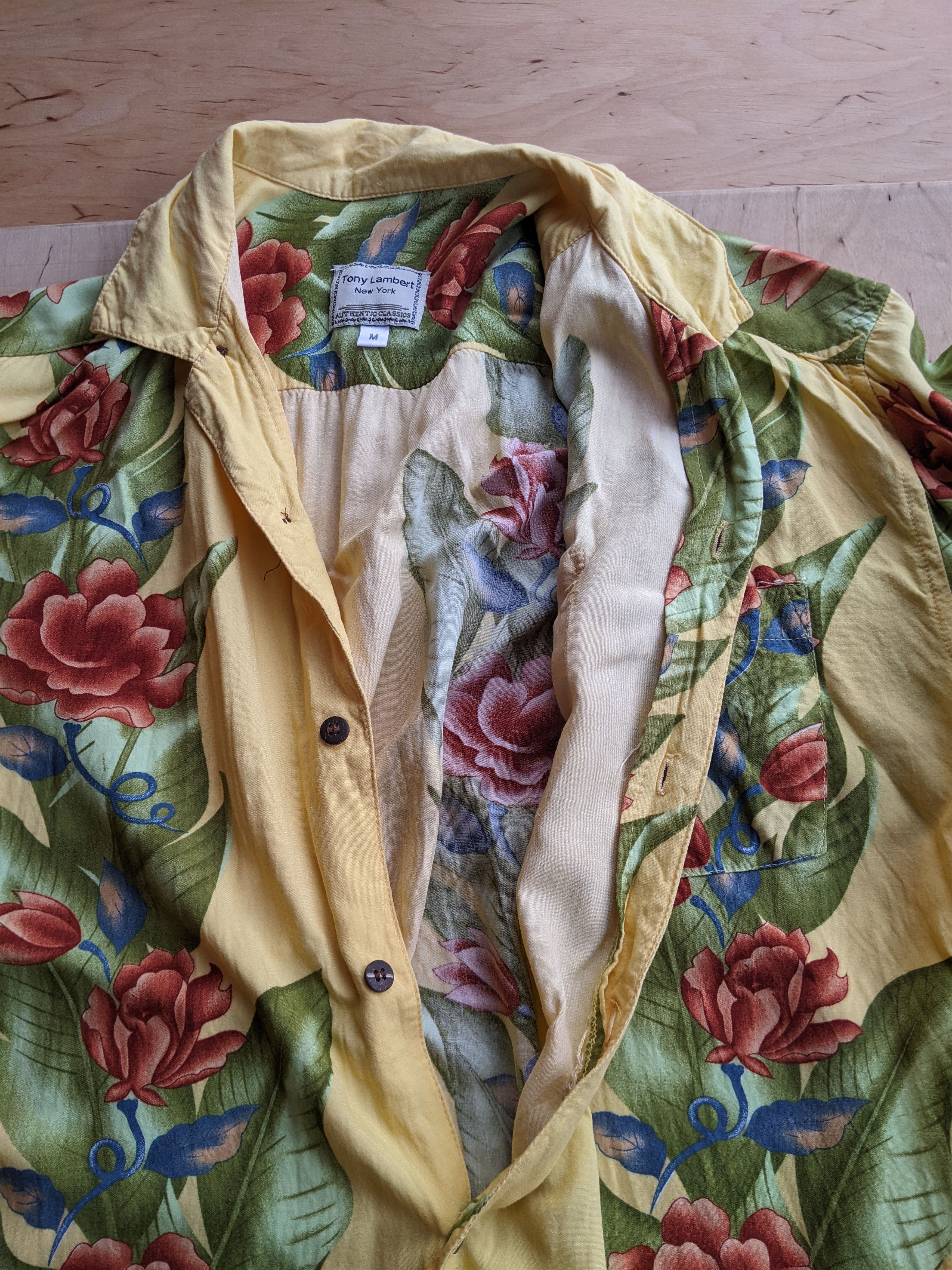 Japanese Brand Vintage Tony Lambert Hawaiian Shirt Polo Ralph Lauren Gucci Size US M / EU 48-50 / 2 - 5 Thumbnail