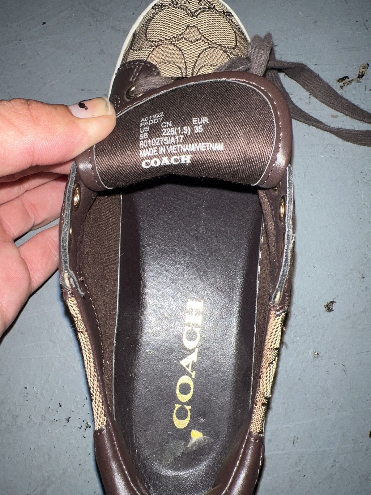 Coach Coach Paddy All-Over Monogram Low-Top Sneakers Size US 5 / IT 35 - 11 Thumbnail