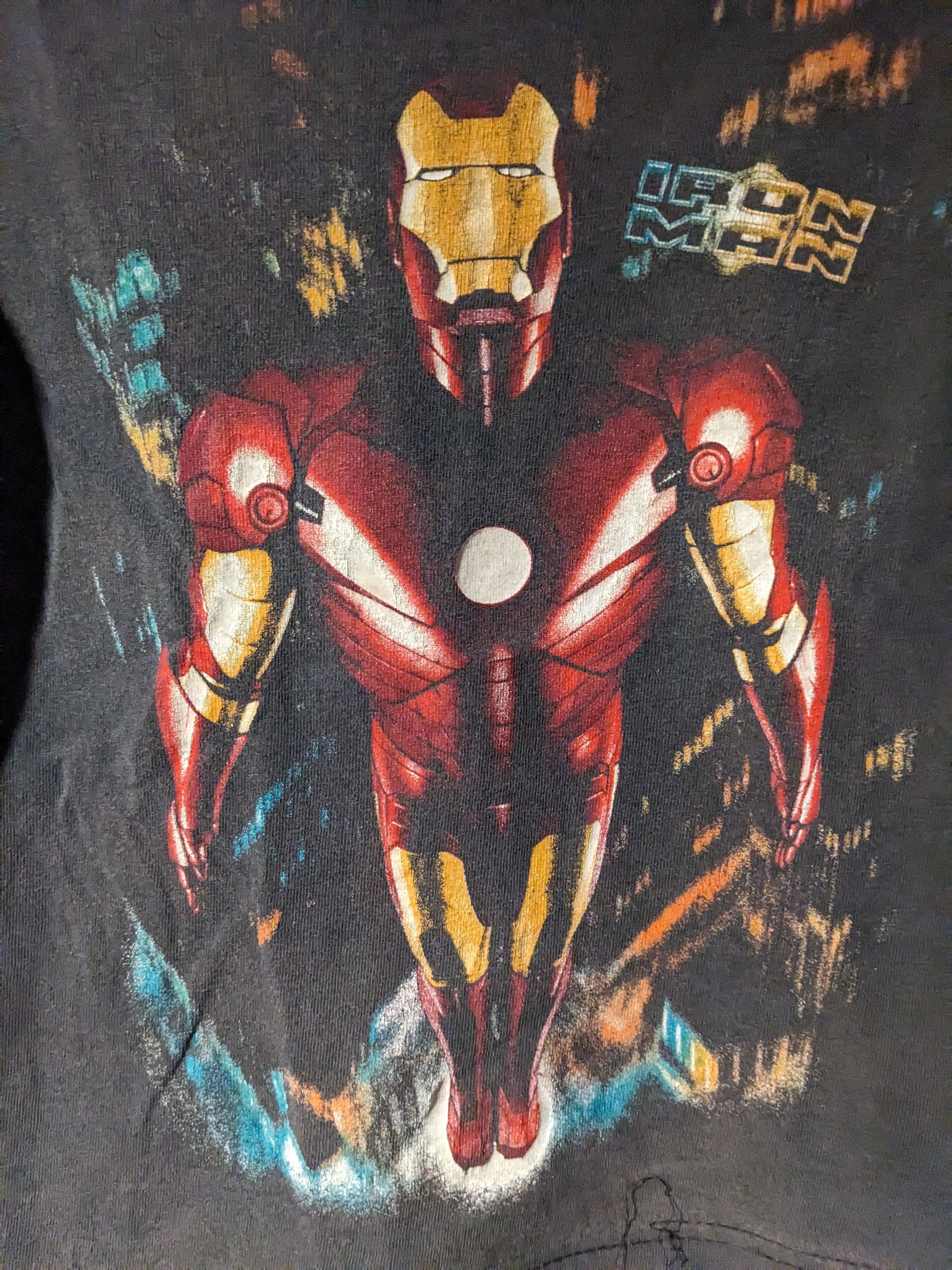 Marvel Comics Vintage 2008 Iron Man Movie Promo YOUTH Small T-Shirt Size US S / EU 44-46 / 1 - 2 Thumbnail