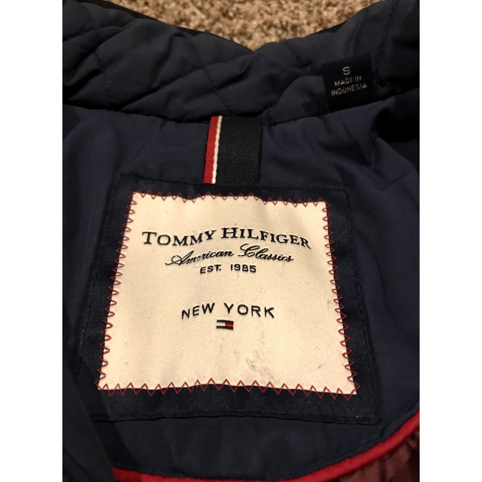 Tommy Hilfiger Tommy Hilfiger Womens Coat Blue Quilted Full Zip Polyester Mid-Length Regular S Size S / US 4 / IT 40 - 2 Thumbnail