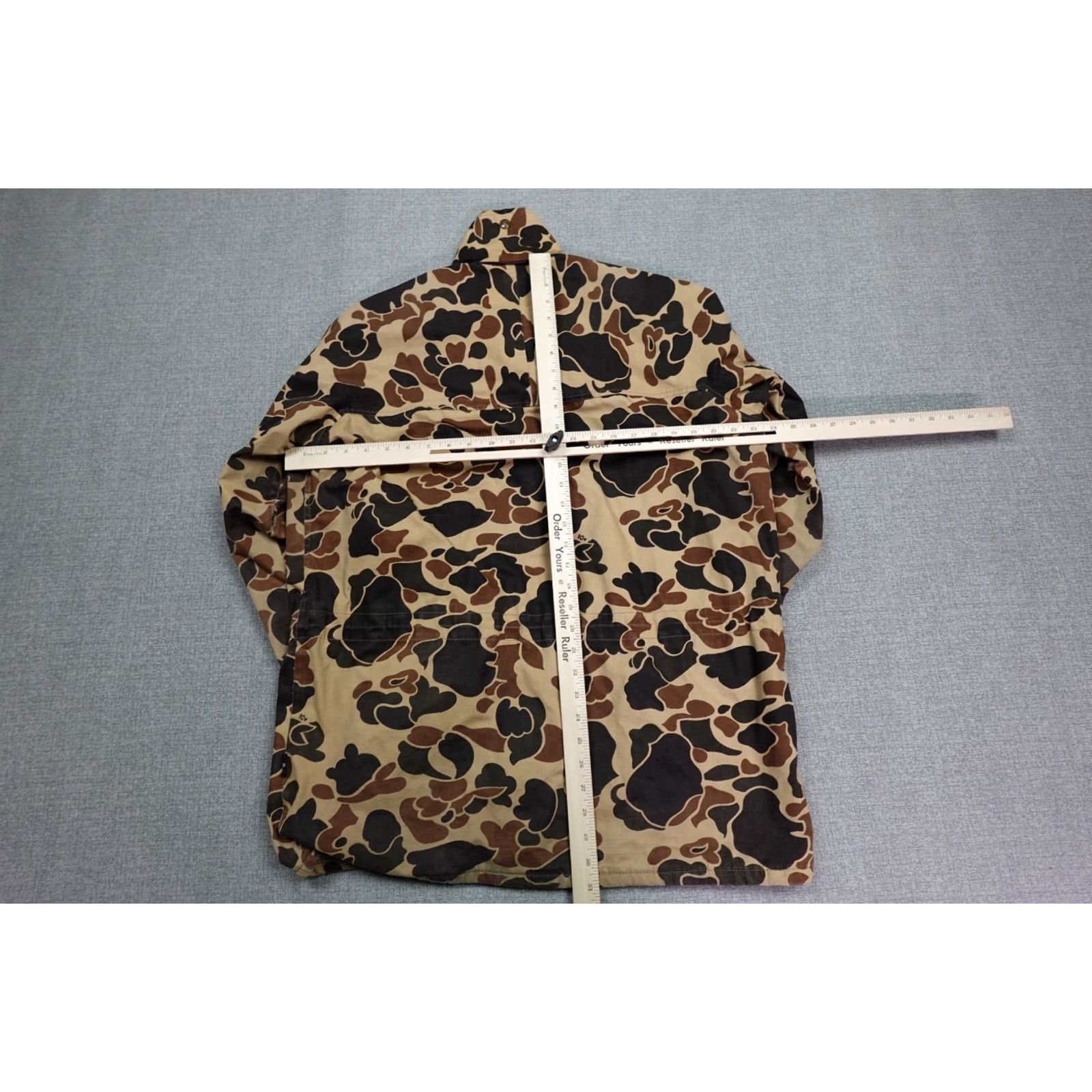 Vintage VINTAGE 10X Jacket Camouflage Brown Mid-Length Full Zip Pockets Outdoor Hunting Men M Black? Size US M / EU 48-50 / 2 - 5 Thumbnail