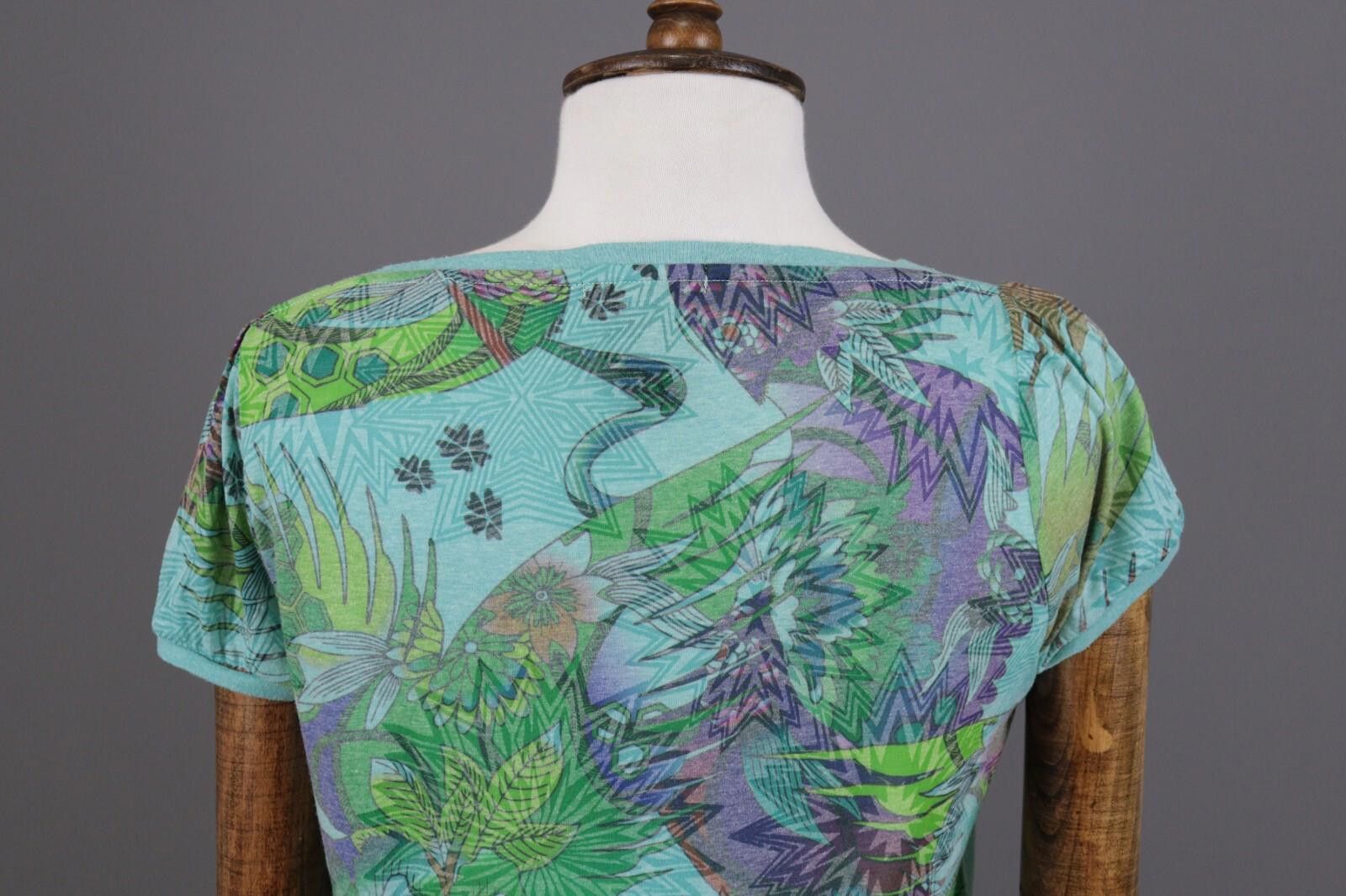 Custo Barcelona CUSTO BARCELONA Geometric Short Sleeve Top Shirt Size 1 / S Size M / US 6-8 / IT 42-44 - 10 Thumbnail