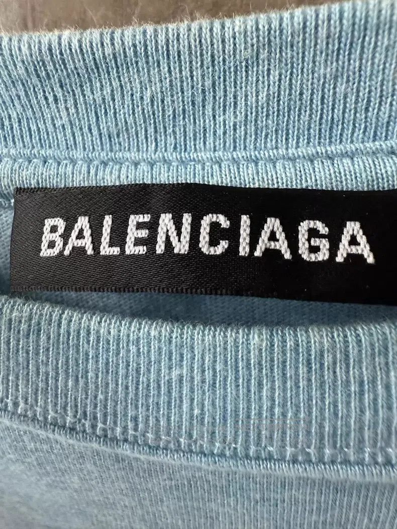 Balenciaga Balenciaga Mist Blue Coke Short Sleeve Size US XS / EU 42 / 0 - 3 Thumbnail