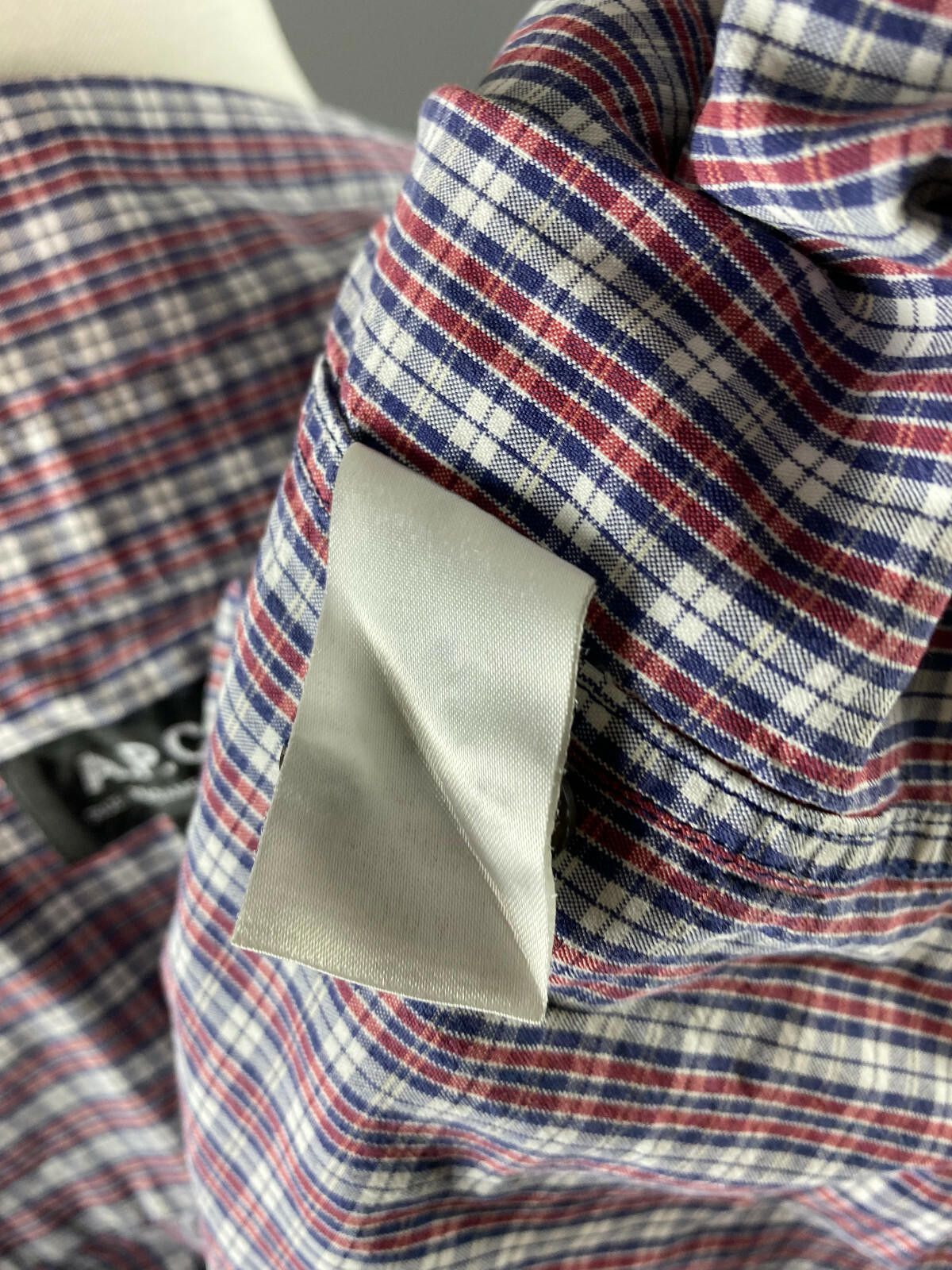 A.P.C. Men A.P.C. Multicolor Check Button Down Shirt Size S Size US S / EU 44-46 / 1 - 10 Thumbnail
