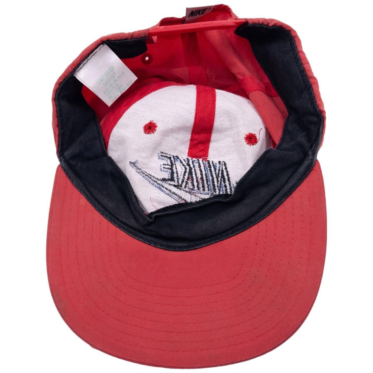 Nike Vintage Nike Red Cap Size ONE SIZE - 4 Thumbnail