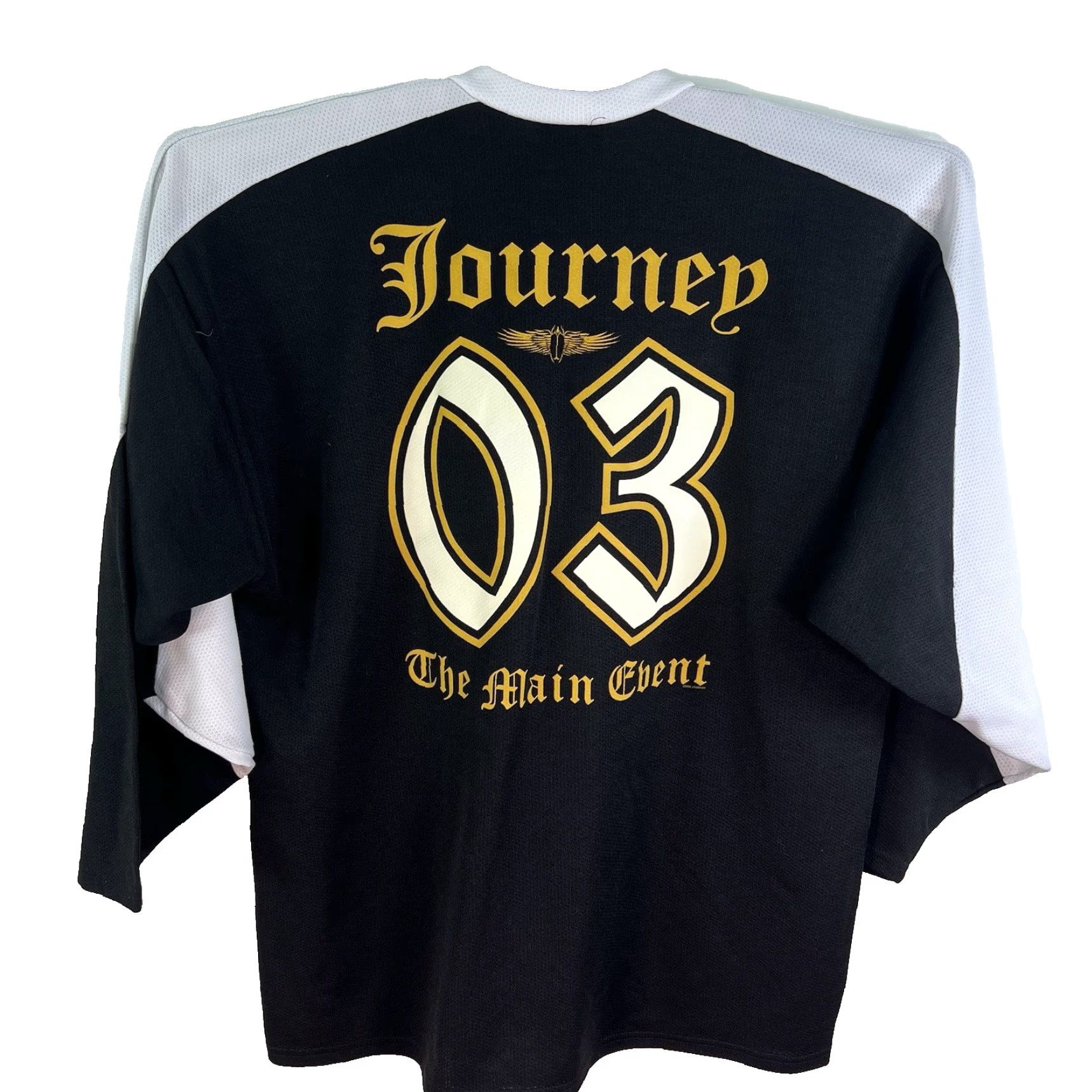Vintage VINTAGE Journey 2003 Tour The Main Event Band Hockey Jersey Teamwork Athletic XL Mens Tag Size US XL / EU 56 / 4 - 2 Thumbnail