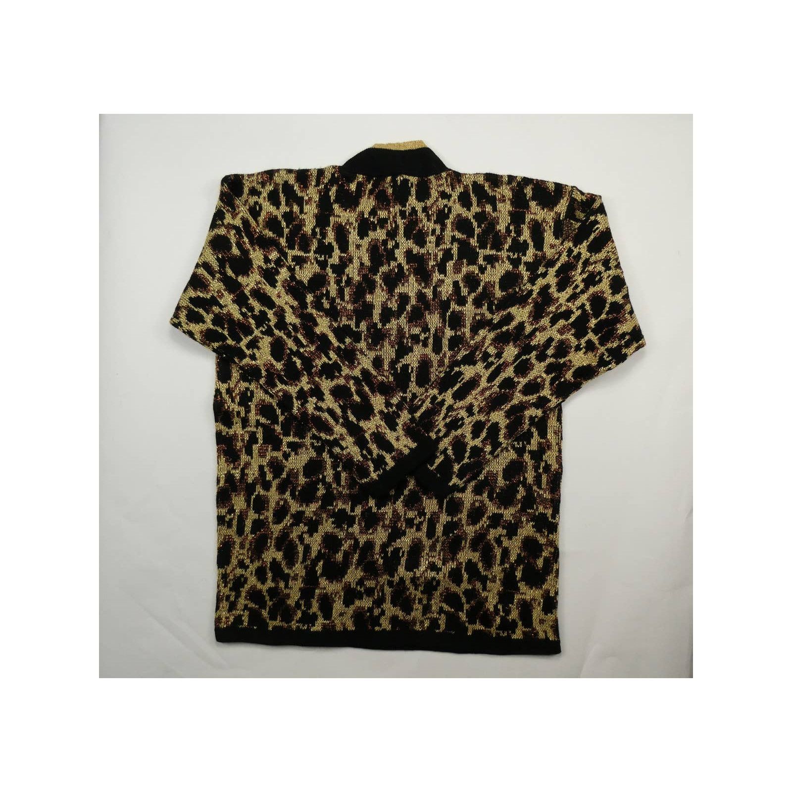 Holiday Brand Nutcracker Christmas Holiday sweater, leopard print, medium Size M / US 6-8 / IT 42-44 - 2 Thumbnail