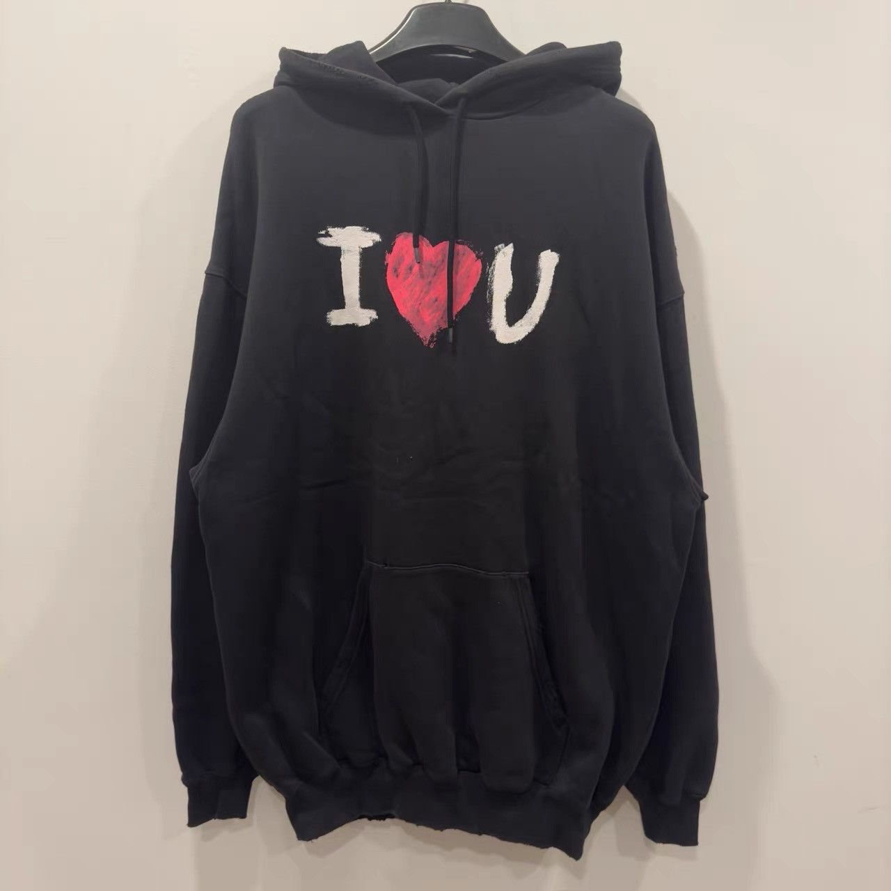 Balenciaga Balenciaga Valentine's Day Heart Distressed Sweatshirt K28 Size US M / EU 48-50 / 2 - 1 Thumbnail