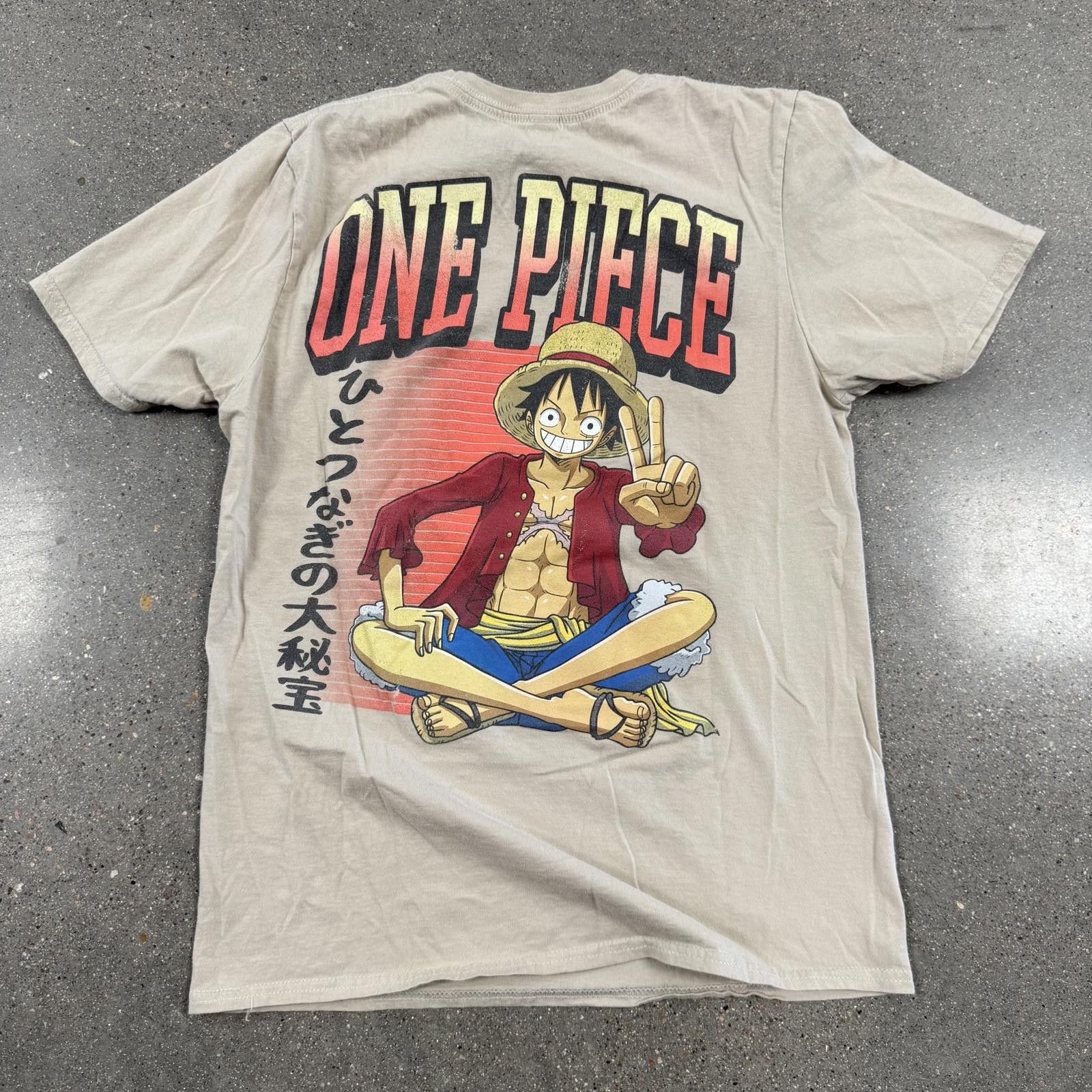 One Piece One Piece Monkey D Luffy 2 Sided Print Japanese Rare HTF - S Size US S / EU 44-46 / 1 - 1 Thumbnail