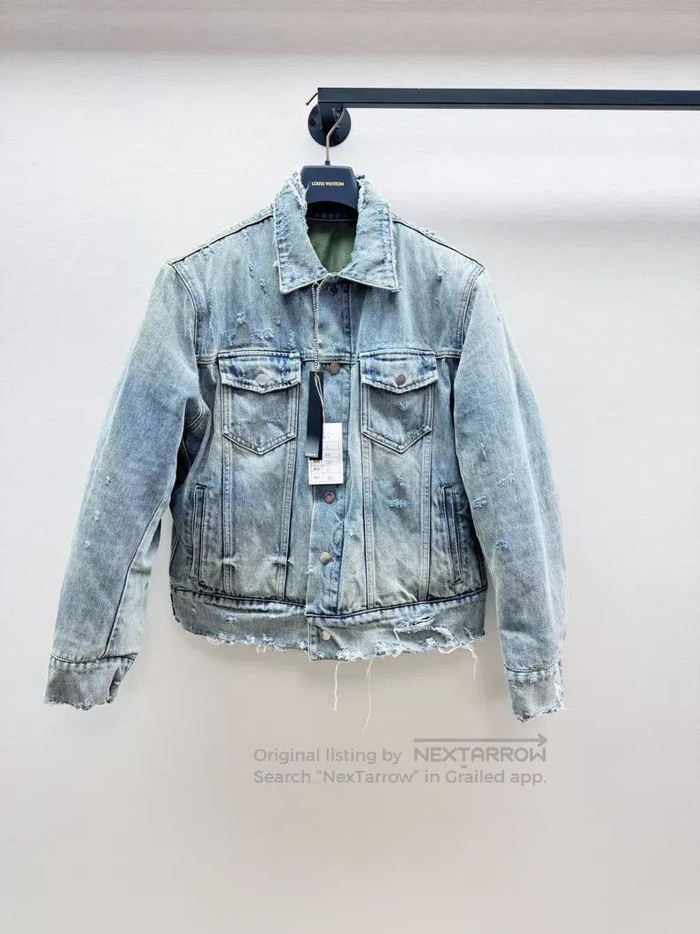 Amiri Amiri Size L Double-sided cotton denim jacket Size US L / EU 52-54 / 3 - 1 Thumbnail