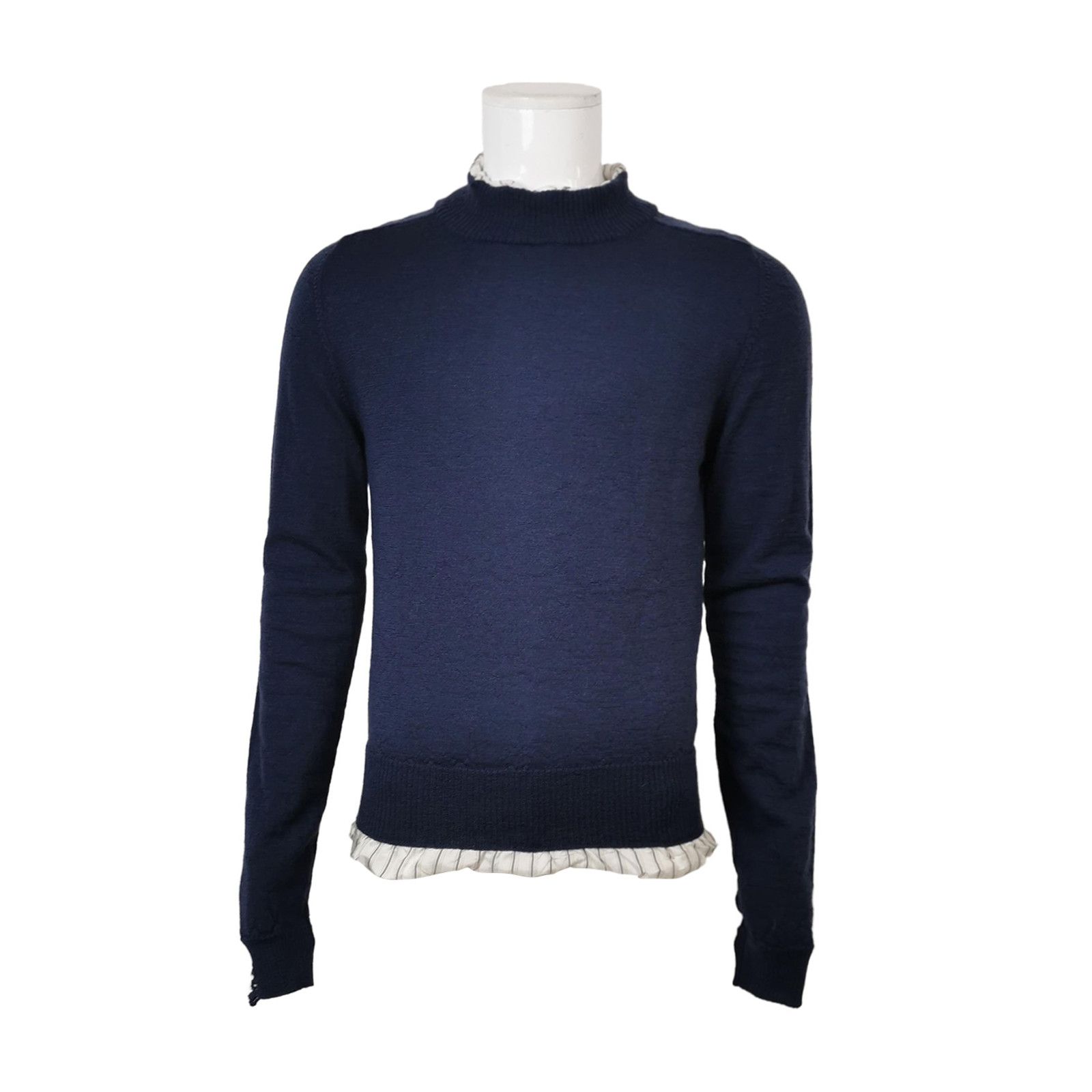 Maison Margiela Maison Margiela Distressed Wool Knit Sweater Size M Size US M / EU 48-50 / 2 - 1 Thumbnail