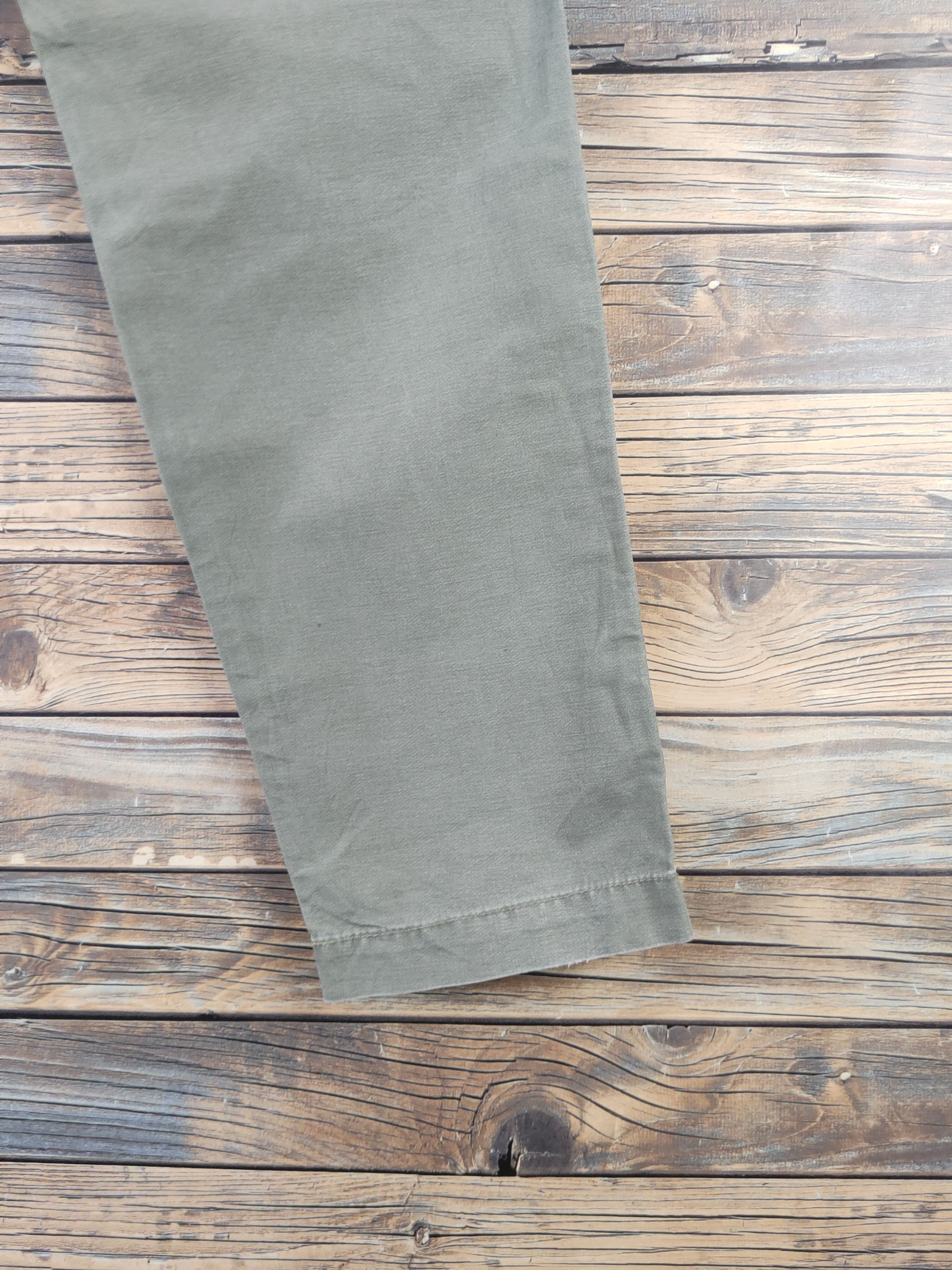 Japanese Brand DLL Global Work Army Green Multipocket Cargo Pants #1912 Size US 30 / EU 46 - 11 Thumbnail