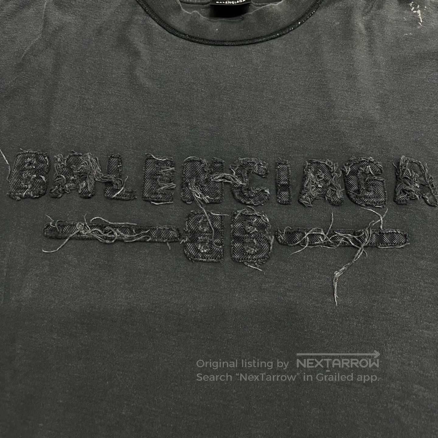 Balenciaga Balenciaga Distressed short-sleeve| Size US M / EU 48-50 / 2 - 3 Thumbnail