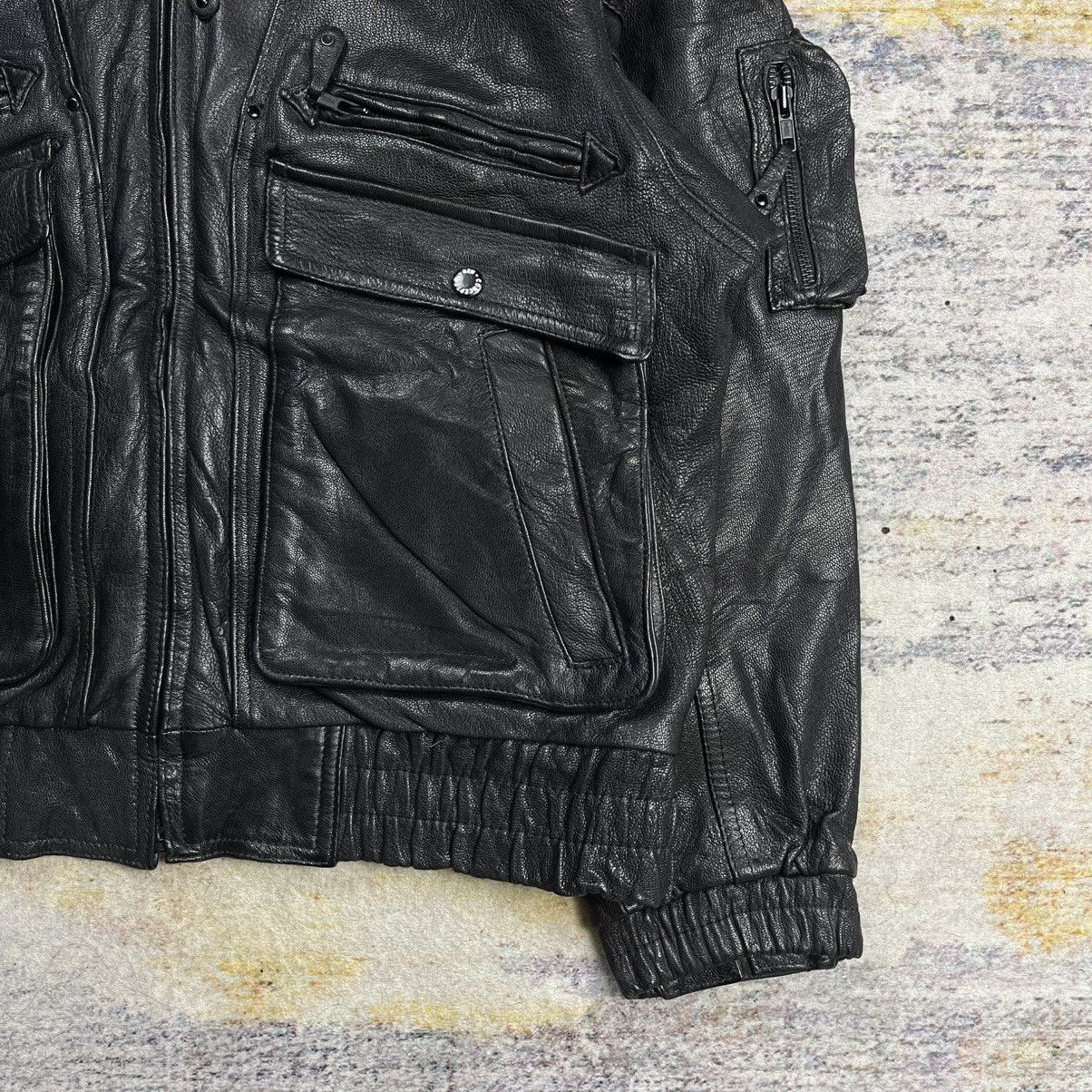 Kadoya Vintage 2000s Kadoya New concepter riding leather jacket Size US M / EU 48-50 / 2 - 7 Thumbnail