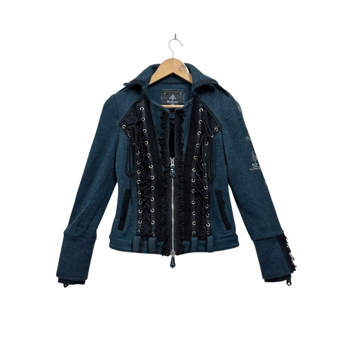If Six Was Nine Ozz Croce Jacket Punk Vkei Japanese Brand Size S / US 4 / IT 40 - 1 Thumbnail