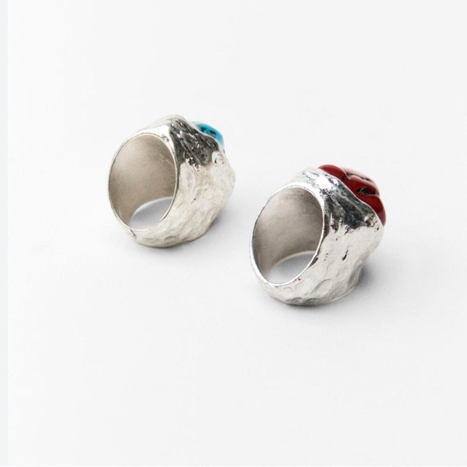 Zara NWT- Zara 2 pack stone rings Size ONE SIZE - 2 Thumbnail