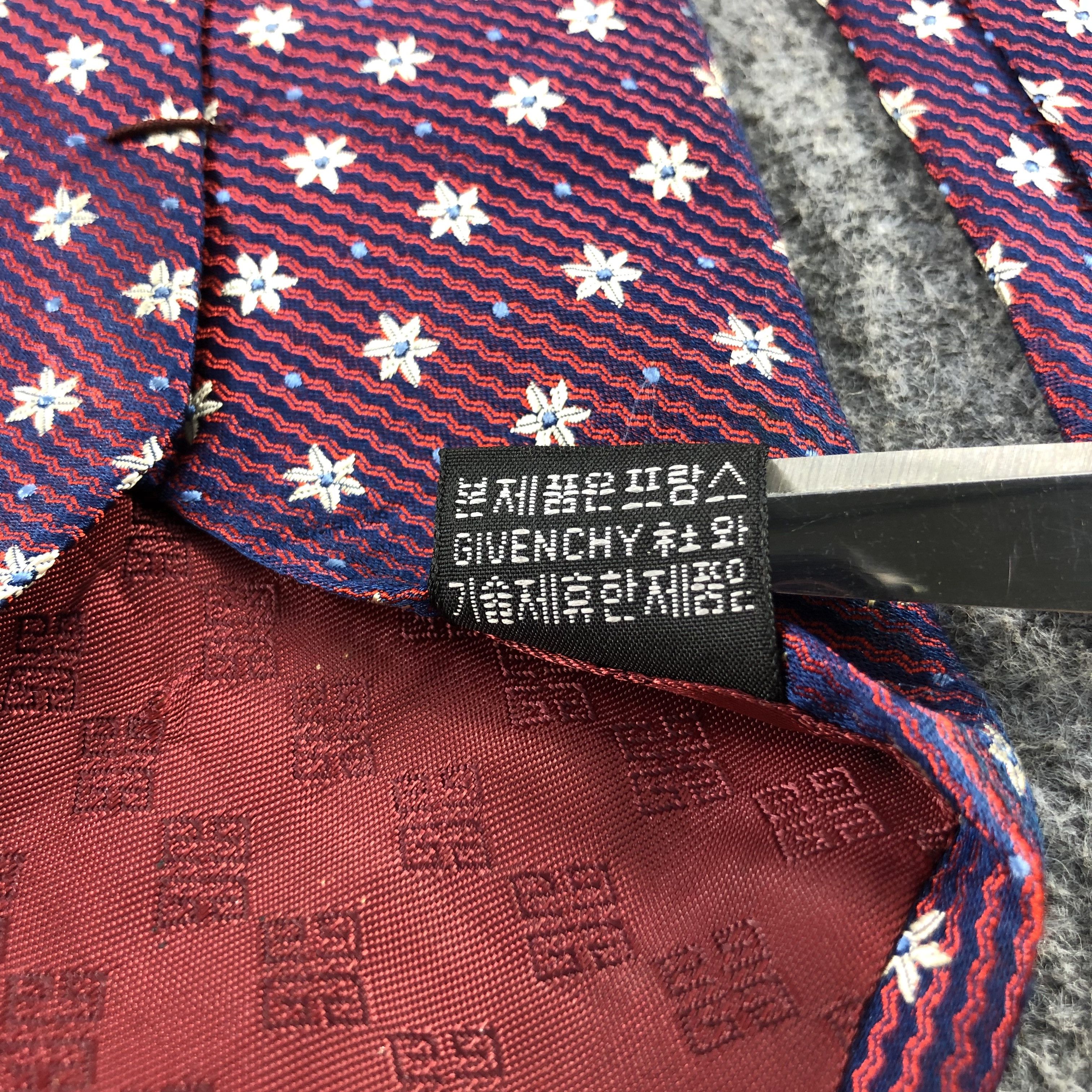 Vintage GivENChy Monsieur Silk Neck Ties T117 Size ONE SIZE - 4 Thumbnail