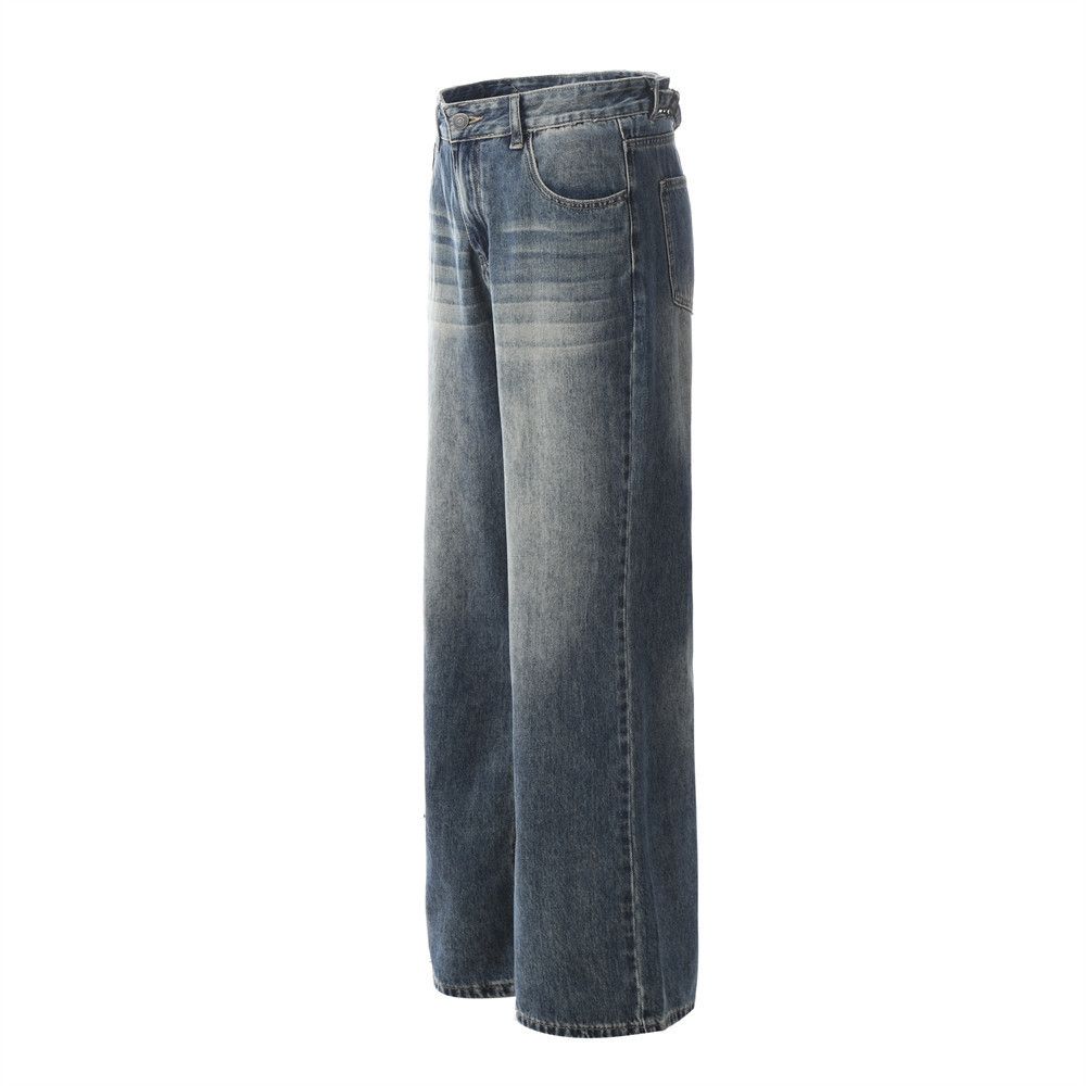 Japanese Brand × Jean Retro punk street trend loose casual washed distressed jeans Size US 32 / EU 48 - 2 Thumbnail