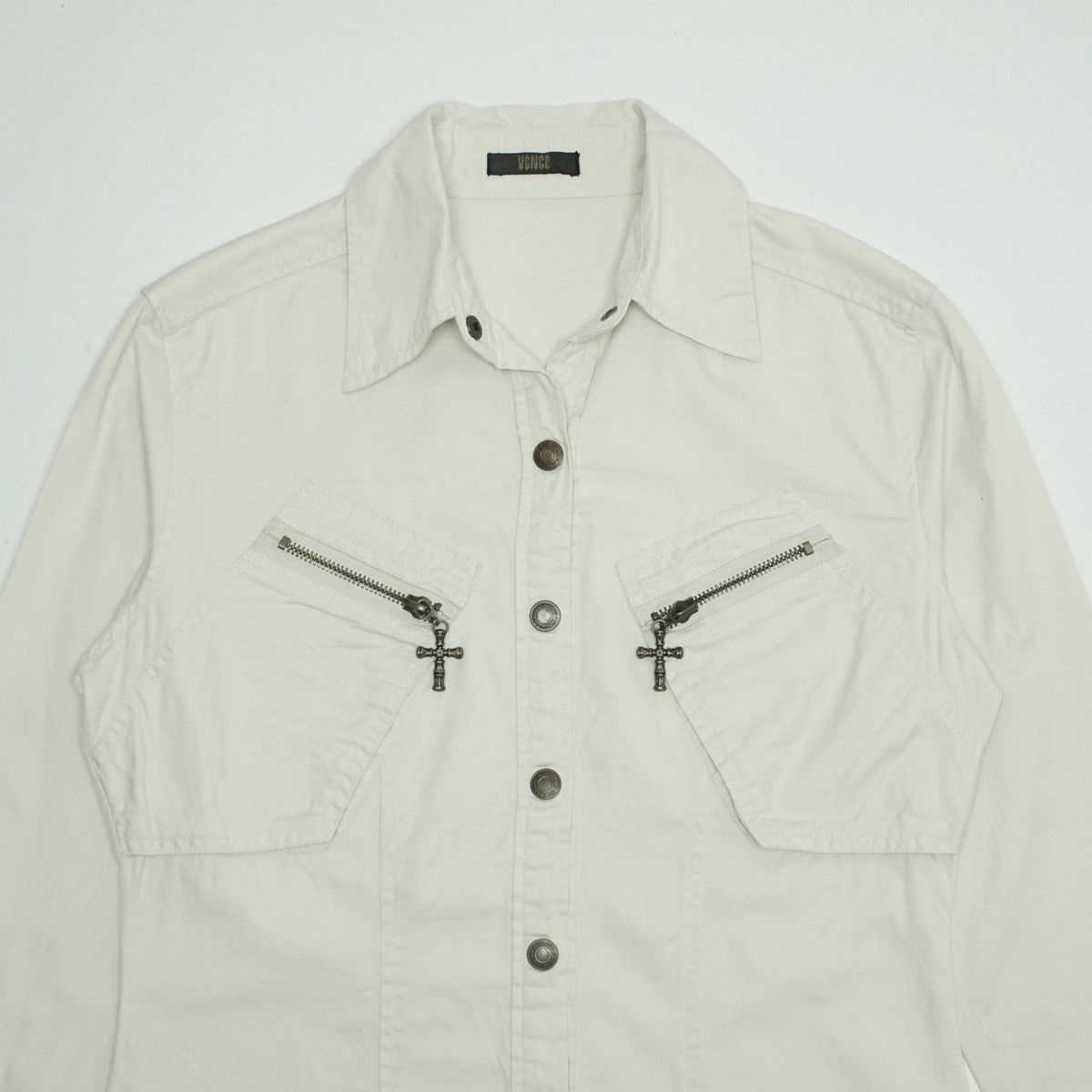 20471120 *NoTariff Vence Japan Multi Pocket Shirt Size M / US 6-8 / IT 42-44 - 2 Thumbnail
