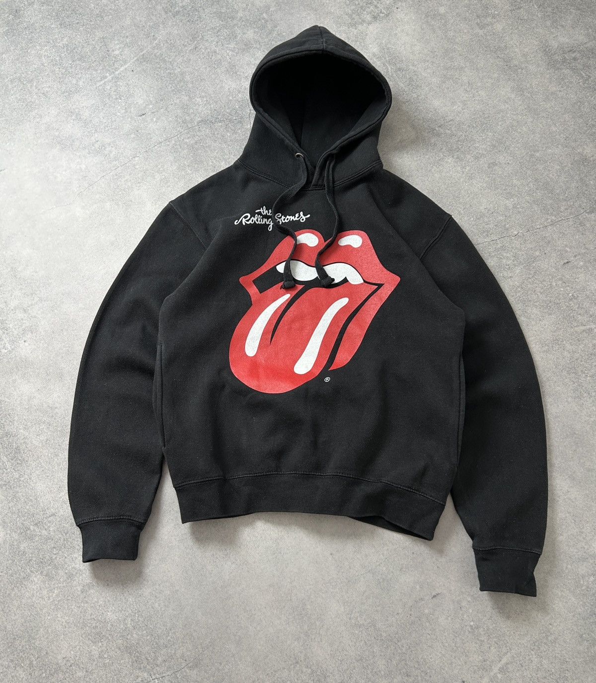 The Rolling Stones Vintage Rolling Stones big logo black hoodies mens size M Size US S / EU 44-46 / 1 - 1 Thumbnail