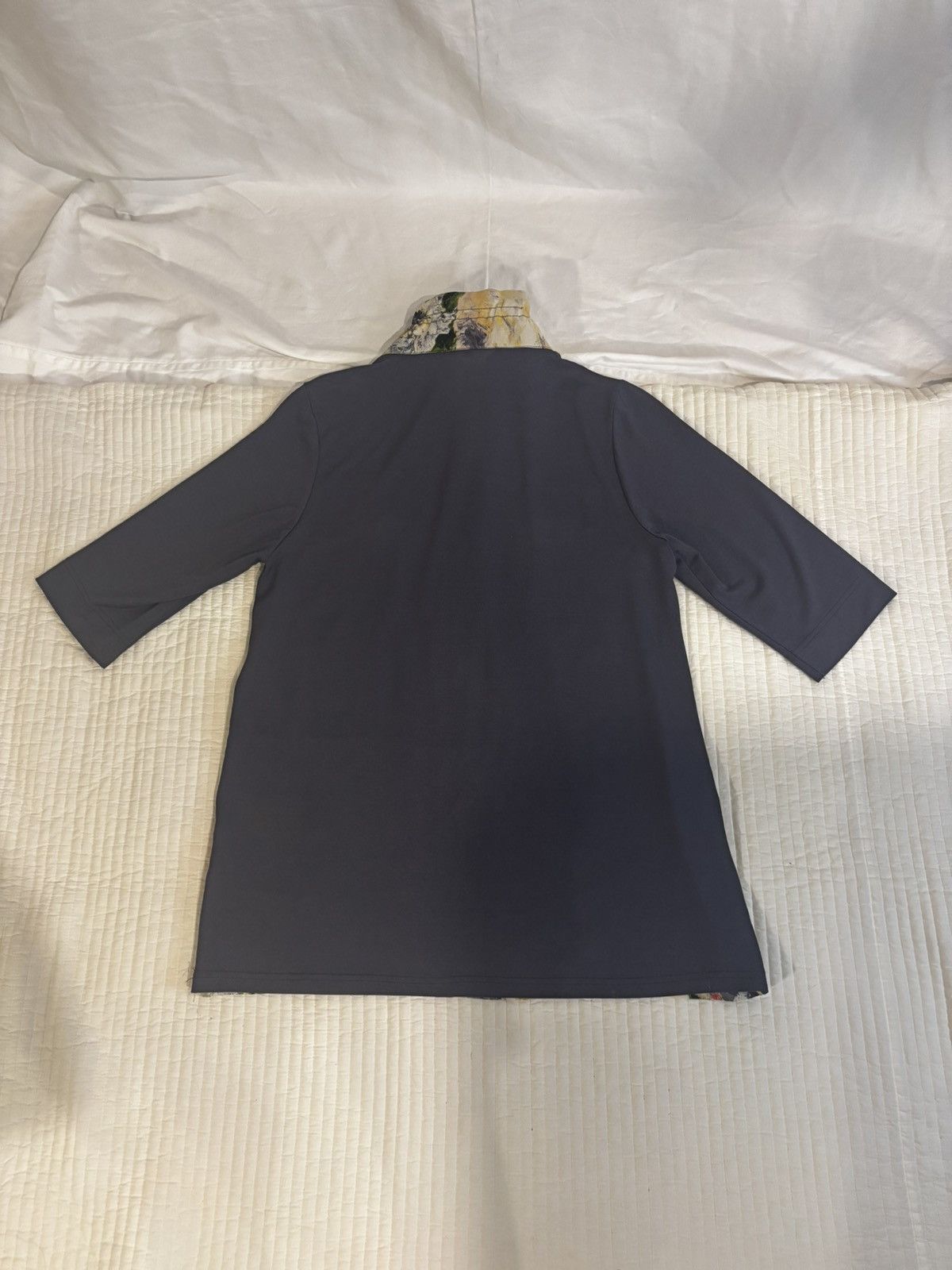 Other Floral & gray Blouse.wt711 Size L / US 10 / IT 46 - 8 Thumbnail