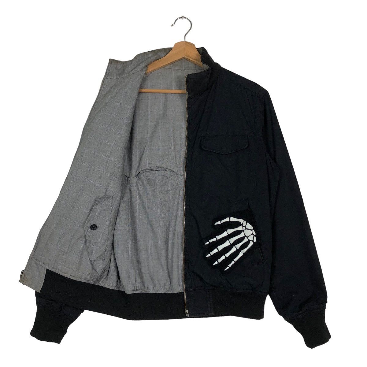 Hysteric Glamour 🔥Reversible Bomber Jacket Striped Green Label Design Japan Size US M / EU 48-50 / 2 - 9 Thumbnail