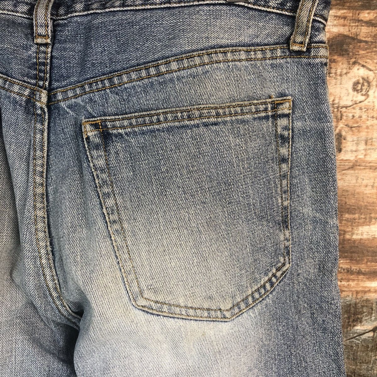 Japanese Brand DL Uniqlo Blue Distressed Denim Pants #C292 Size US 32 / EU 48 - 17 Thumbnail