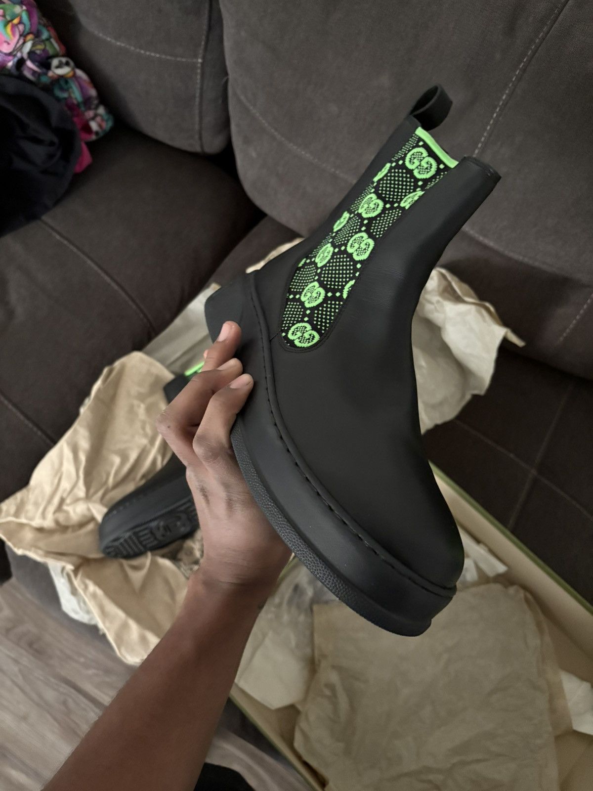 Gucci Gucci GG Supreme ankle boots Size US 10 / EU 43 - 2 Thumbnail