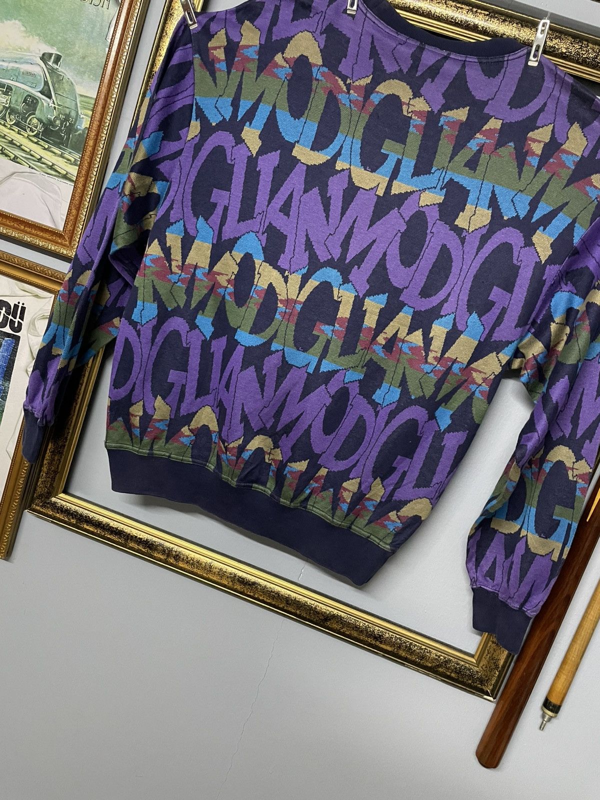 Designer Vintage 90s Italian Designer Modigliani Fullprint Rap Style Size US M / EU 48-50 / 2 - 7 Thumbnail