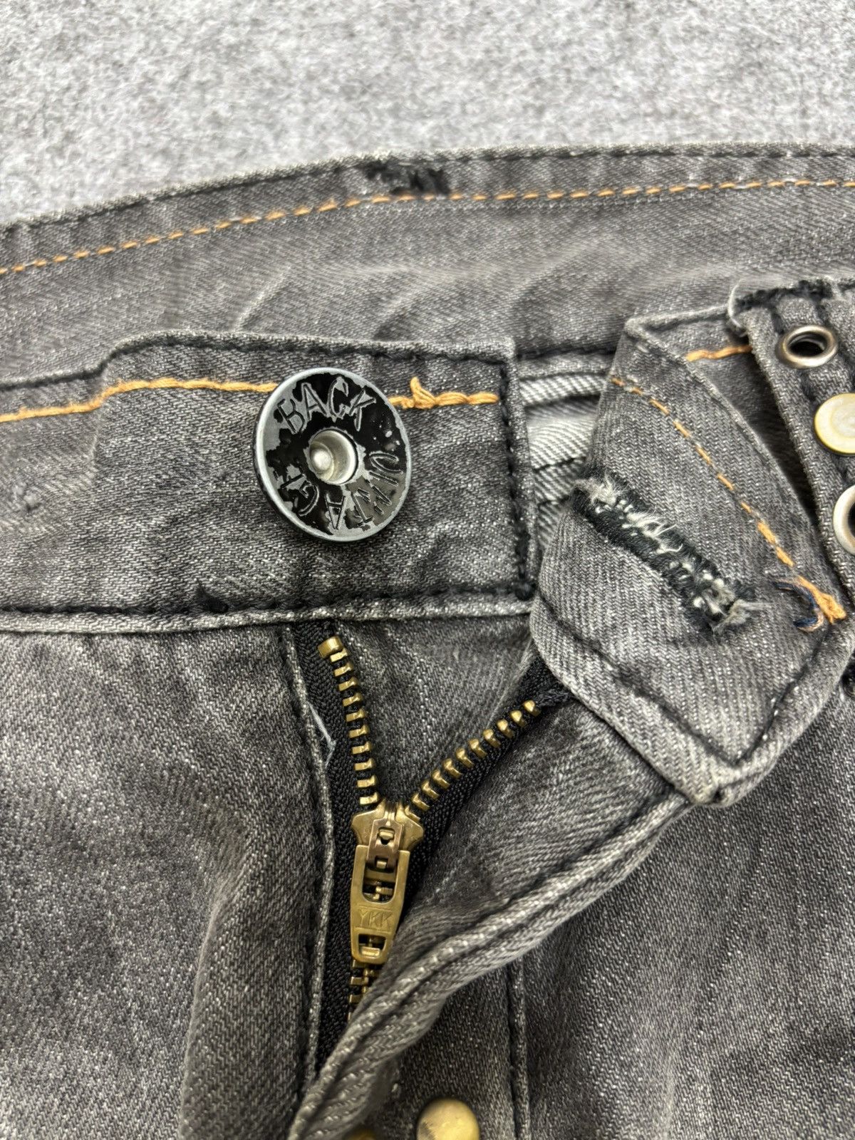 Japanese Brand 💥Twisted Leg💥Back Vtg Trim Co Sick Fades Mild Denim F668 Size US 34 / EU 50 - 14 Thumbnail