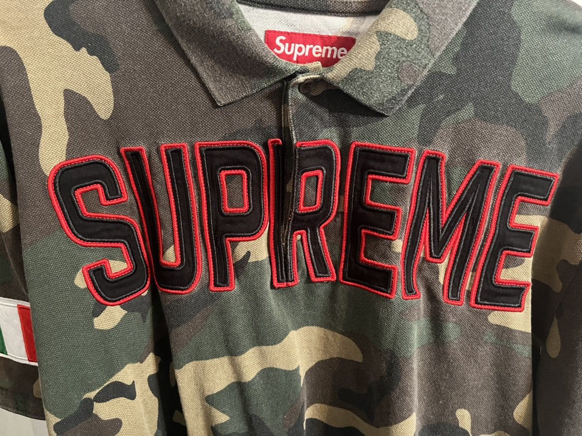 Supreme SUPREME APPLIQUE POLO “Woodland Camo” Size US L / EU 52-54 / 3 - 5 Thumbnail