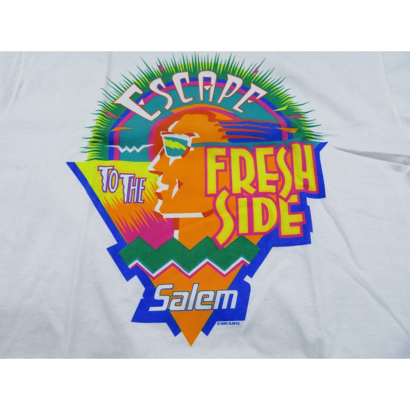 Other Salem Cigarettes Fresh Wrap White T-shirt Sz XL 1990s Size US XL / EU 56 / 4 - 2 Thumbnail