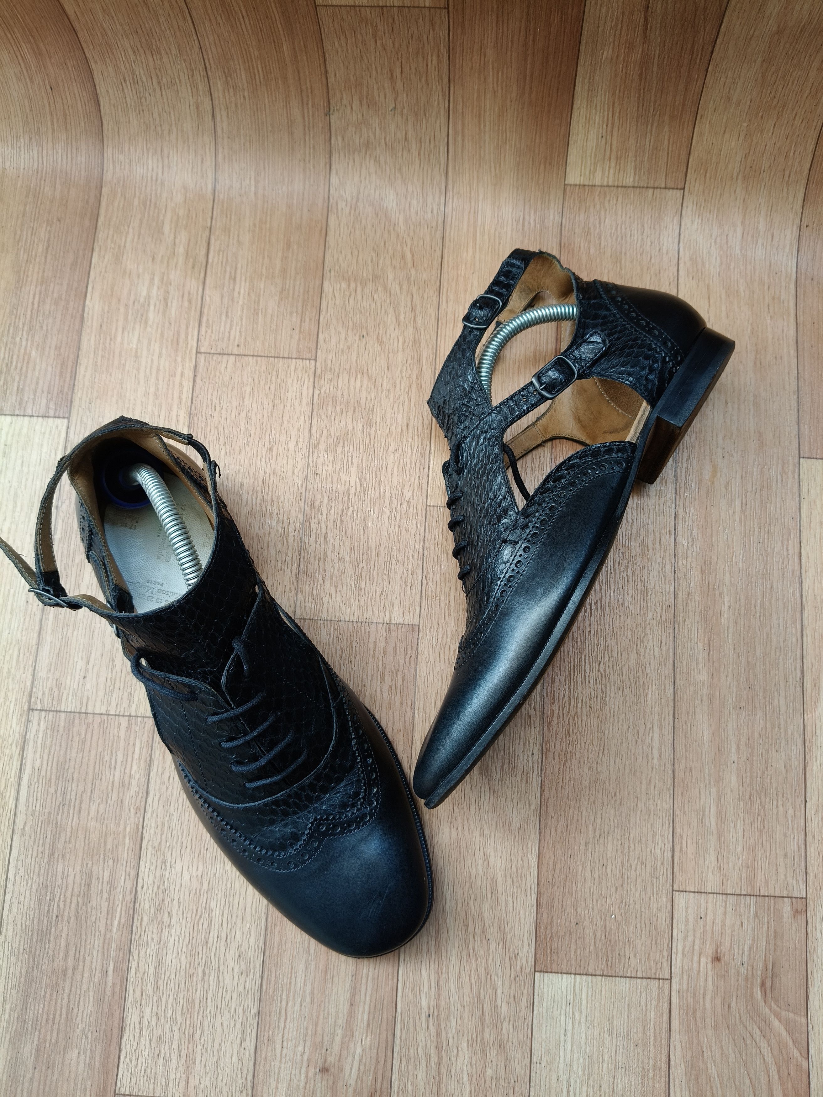 Maison Margiela 🔋🔥Maison Margiela " snakeskin - Oxfords " Size US 8 / EU 41 - 7 Thumbnail