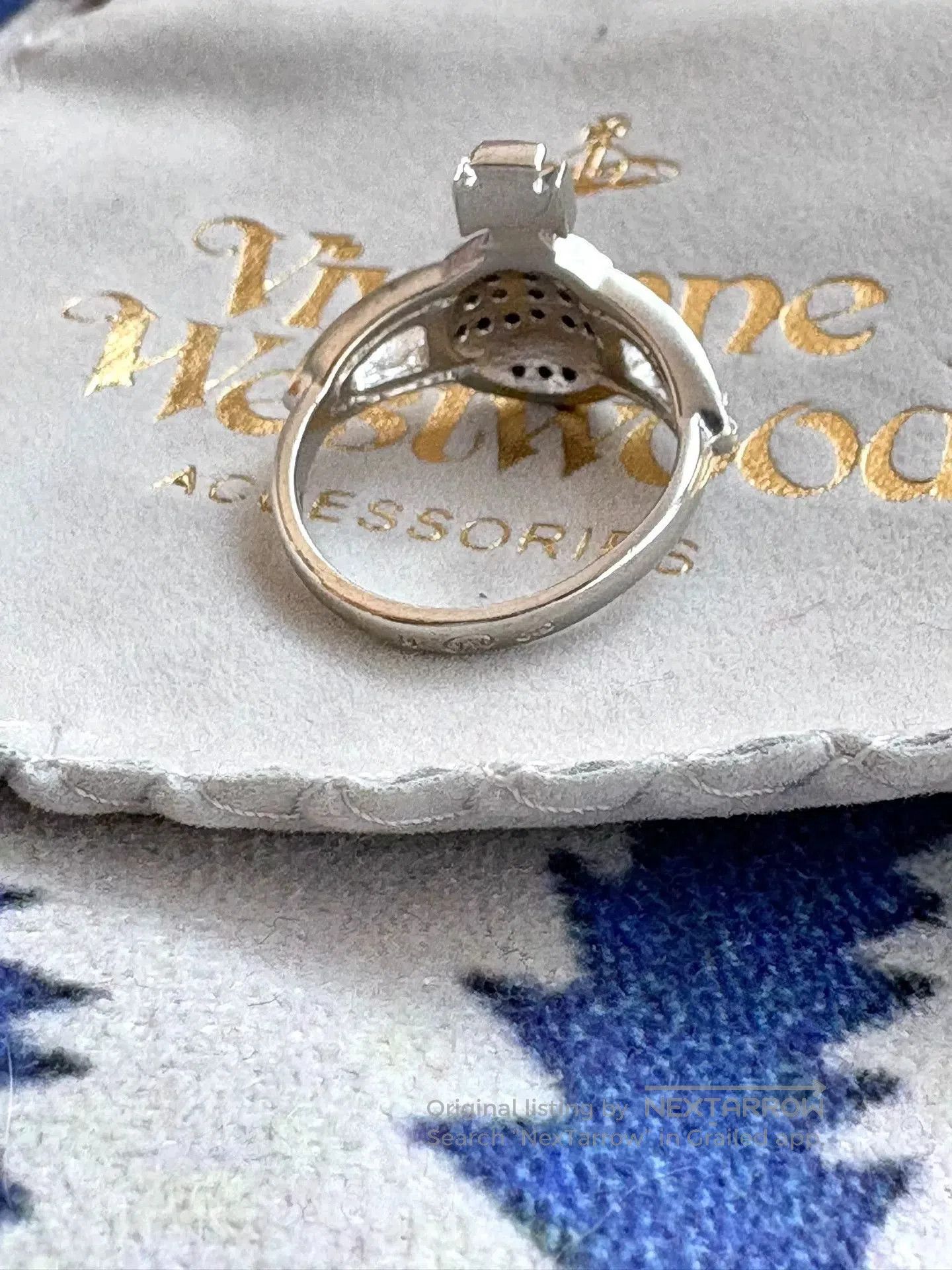 Vivienne Westwood vivienne westwood vintage diamond saturn ring. Size ONE SIZE - 6 Thumbnail