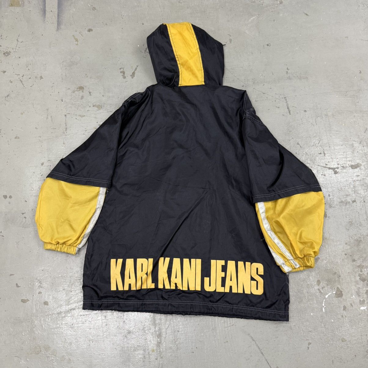 Karl Kani × Vintage Vintage Karl Kani Anorak Hip Hop Size US XL / EU 56 / 4 - 6 Thumbnail