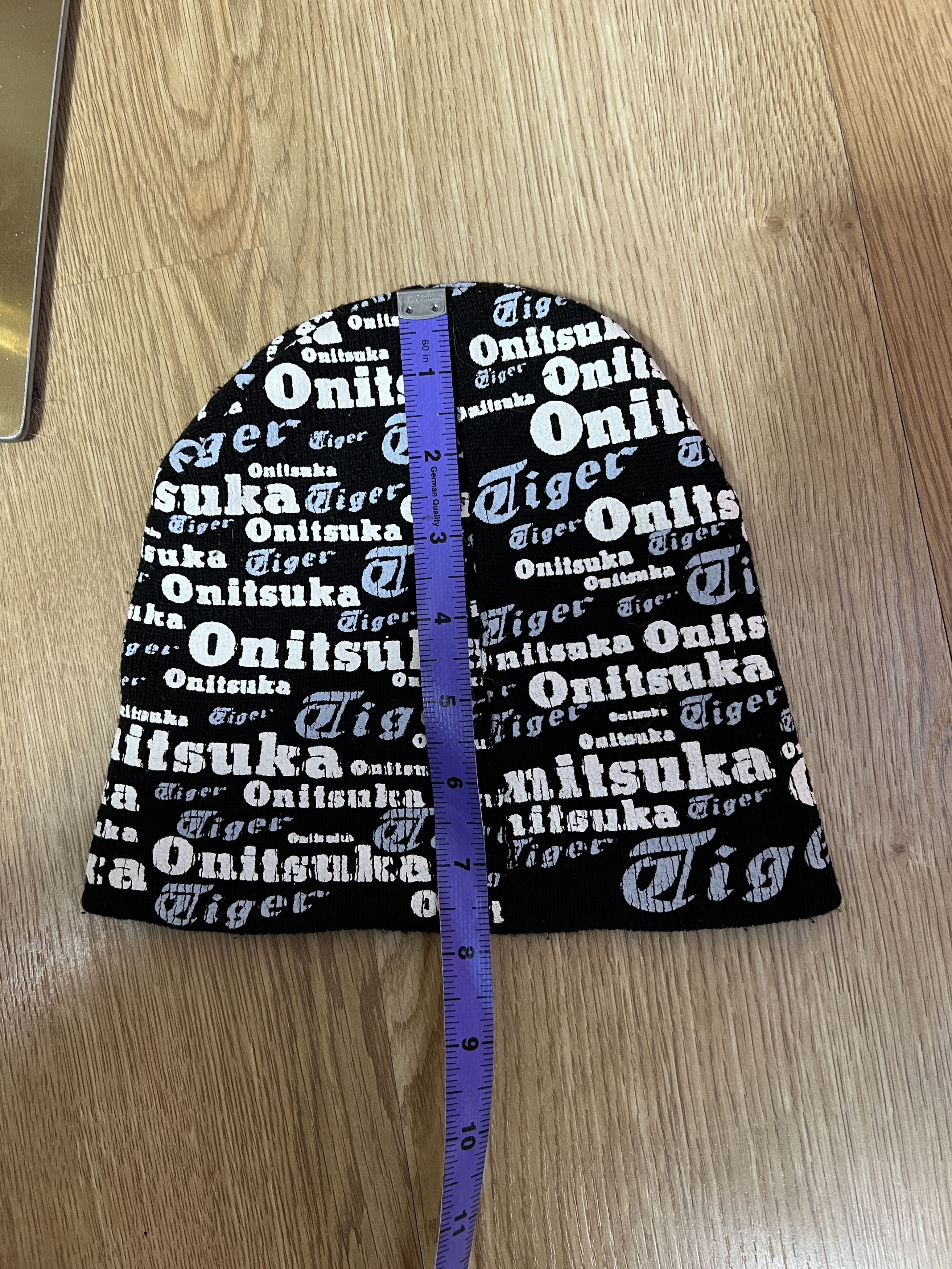 Onitsuka Tiger VINTAGE ONITSUKA TIGER SPELLOUT MONOGRAM beanie hat Size ONE SIZE - 7 Thumbnail