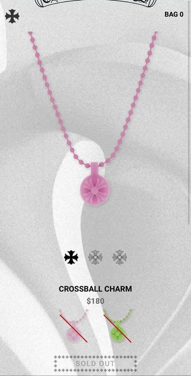 Chrome Hearts CROSSBALL CHARM Size ONE SIZE - 1 Thumbnail