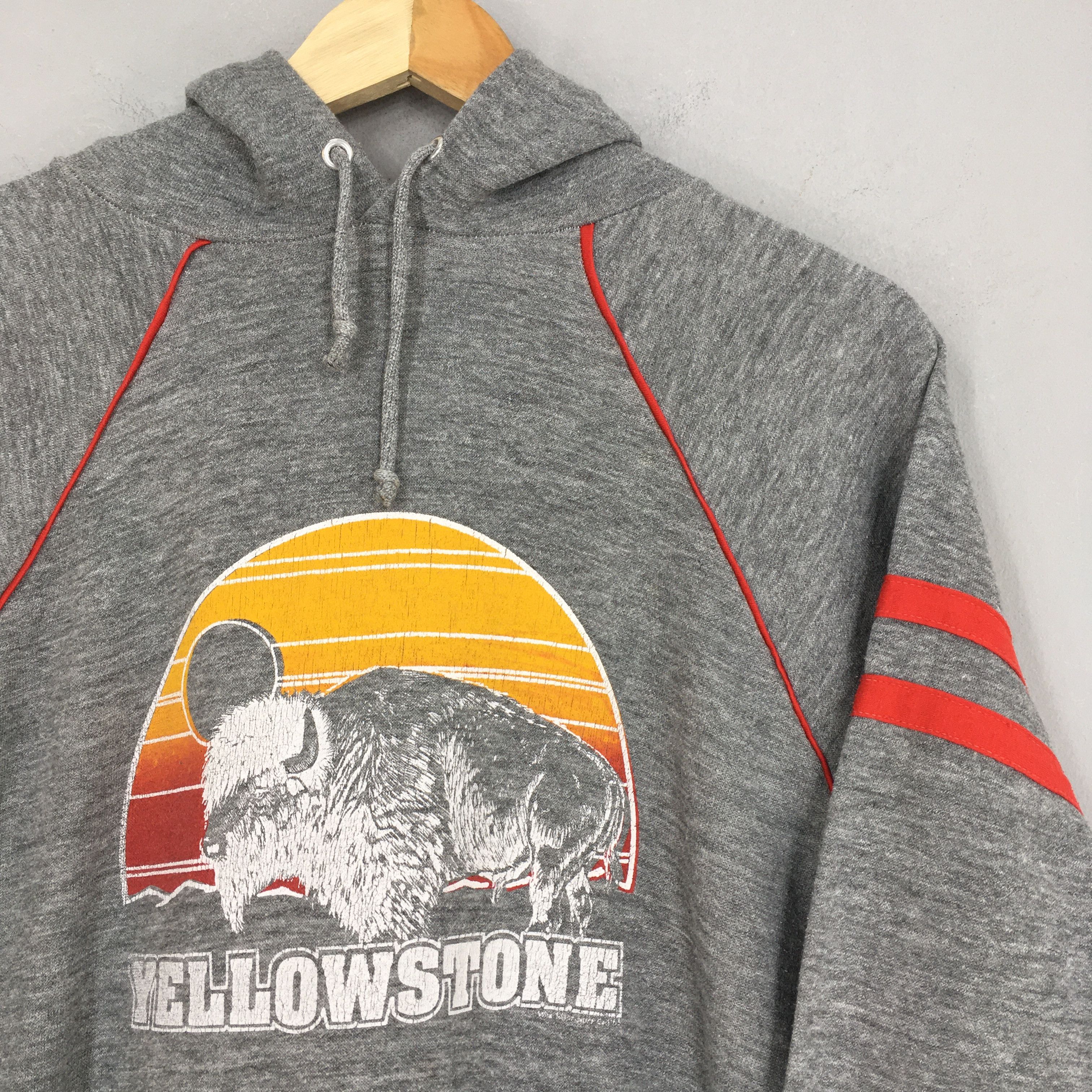 Habitat Vintage Yellowstone National Park Pullover Hoodies Large Size US L / EU 52-54 / 3 - 2 Thumbnail
