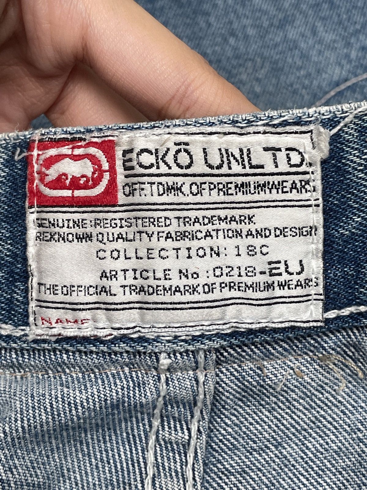 Ecko Unltd. Very Rare Vintage Ecko Unltd Baggy Carpenter Jeans 1990s Size US 34 / EU 50 - 10 Thumbnail