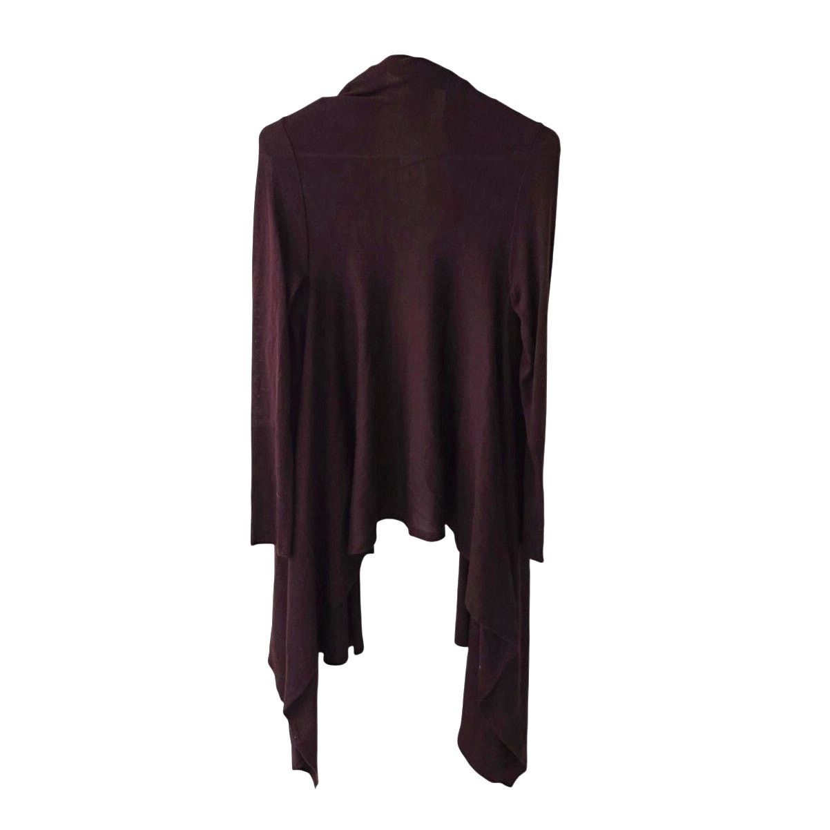 Worthington Worthington Burgundy 3 Way Open Angle Front Cardigan - Large Size L / US 10 / IT 46 - 2 Thumbnail
