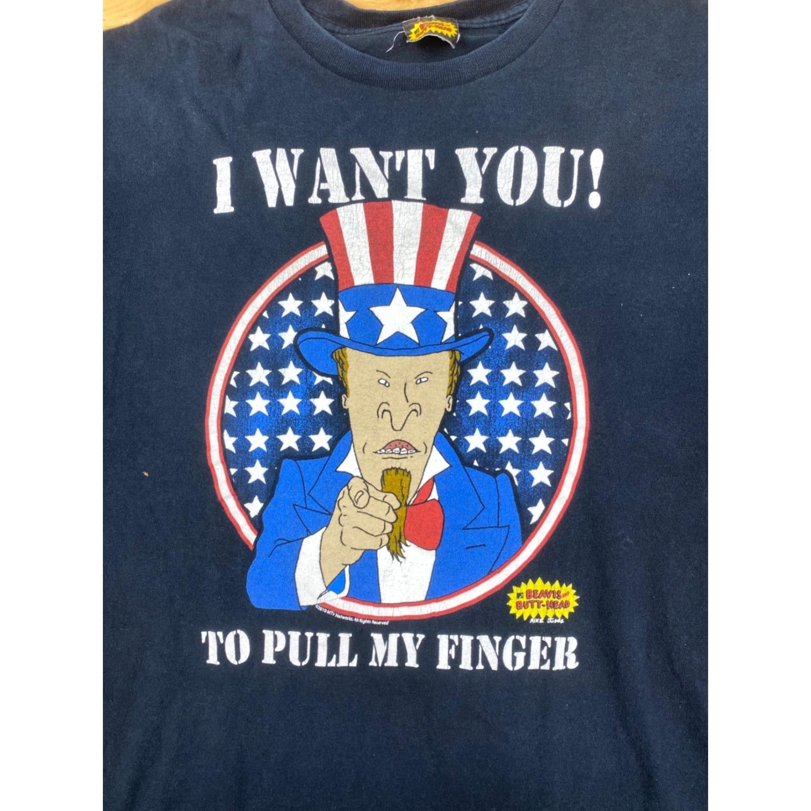 Vintage Beavis & Butthead T Shirt L I Want You To Pull My Finiger MTV Show #6808 Size US L / EU 52-54 / 3 - 2 Thumbnail
