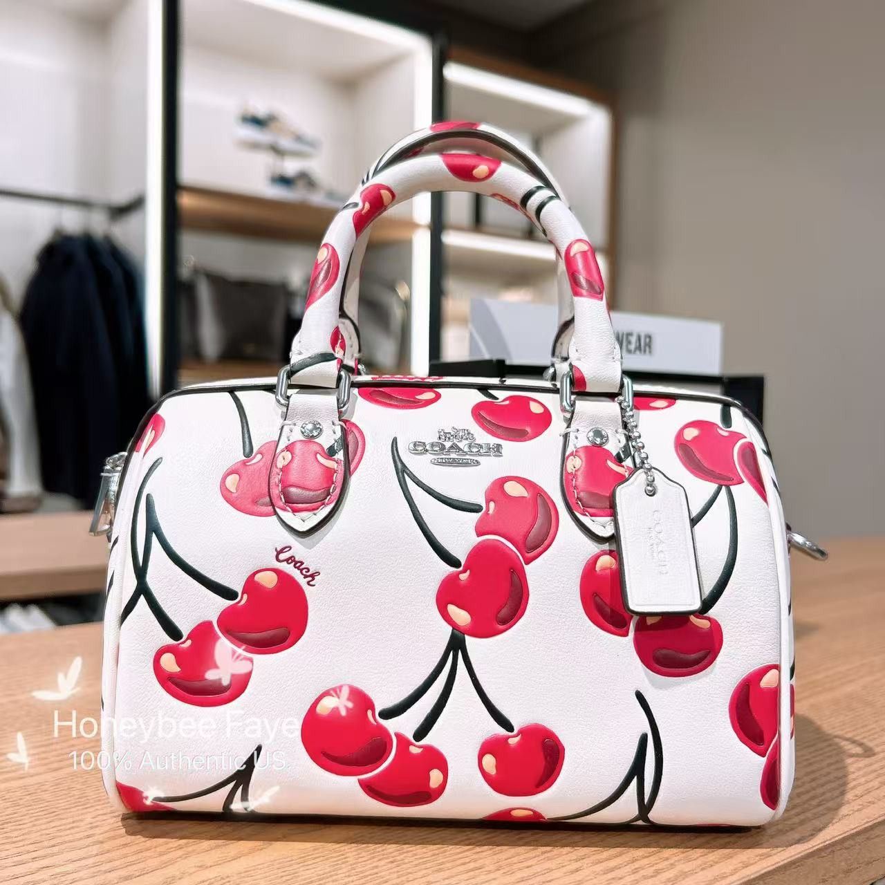 Coach Mini Rowan Crossbody Bag With Cherry Print CY745 | Grailed