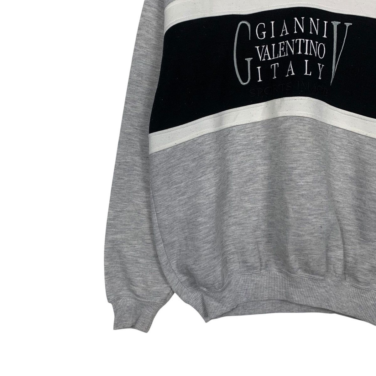 Japanese Brand Gianni Valentino Italy Big Logo Sweatshirt Size US M / EU 48-50 / 2 - 3 Thumbnail