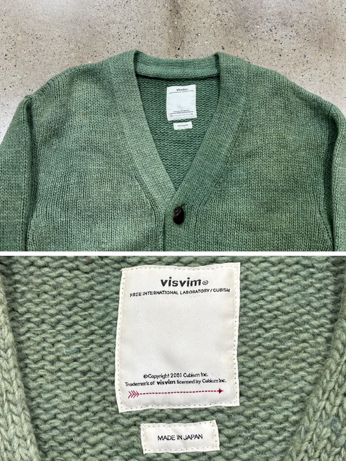 Visvim VISVIM SELMER LONG CARDIG (UNEVEN DYE） Size US L / EU 52-54 / 3 - 4 Thumbnail