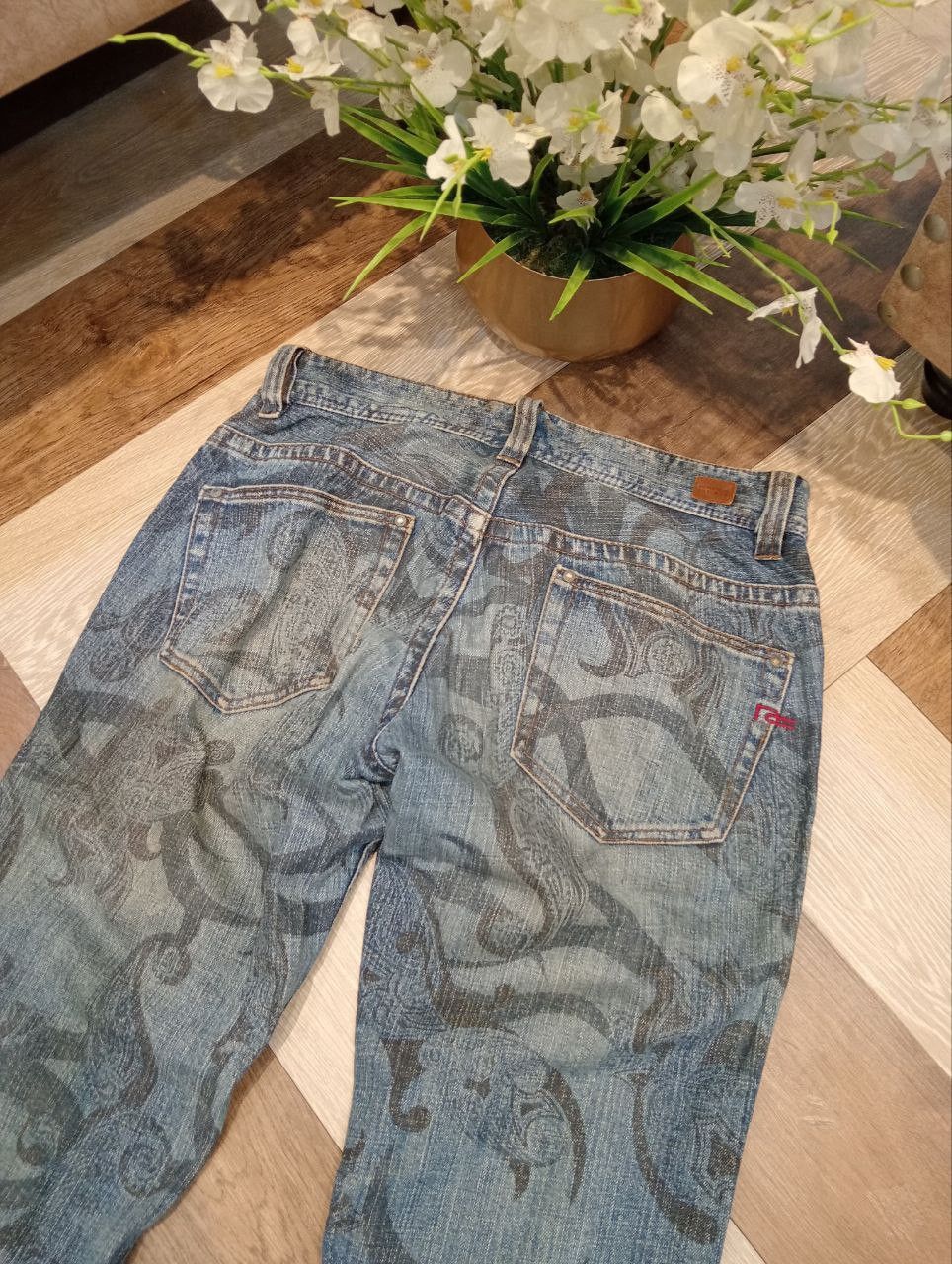 Nicole Club JAPANESE NICOLE CLUB FOR MEN PAISLEY JEANS Size US 33 - 12 Thumbnail