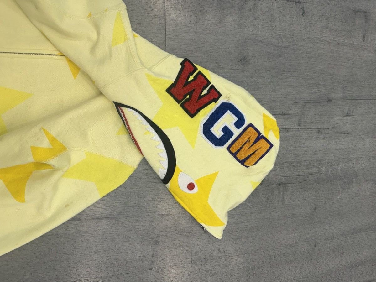 Bape BAPE Shark Full Zip Hoodie Yellow Star Camo–Made in Japan XS Size XS / US 0-2 / IT 36-38 - 3 Thumbnail