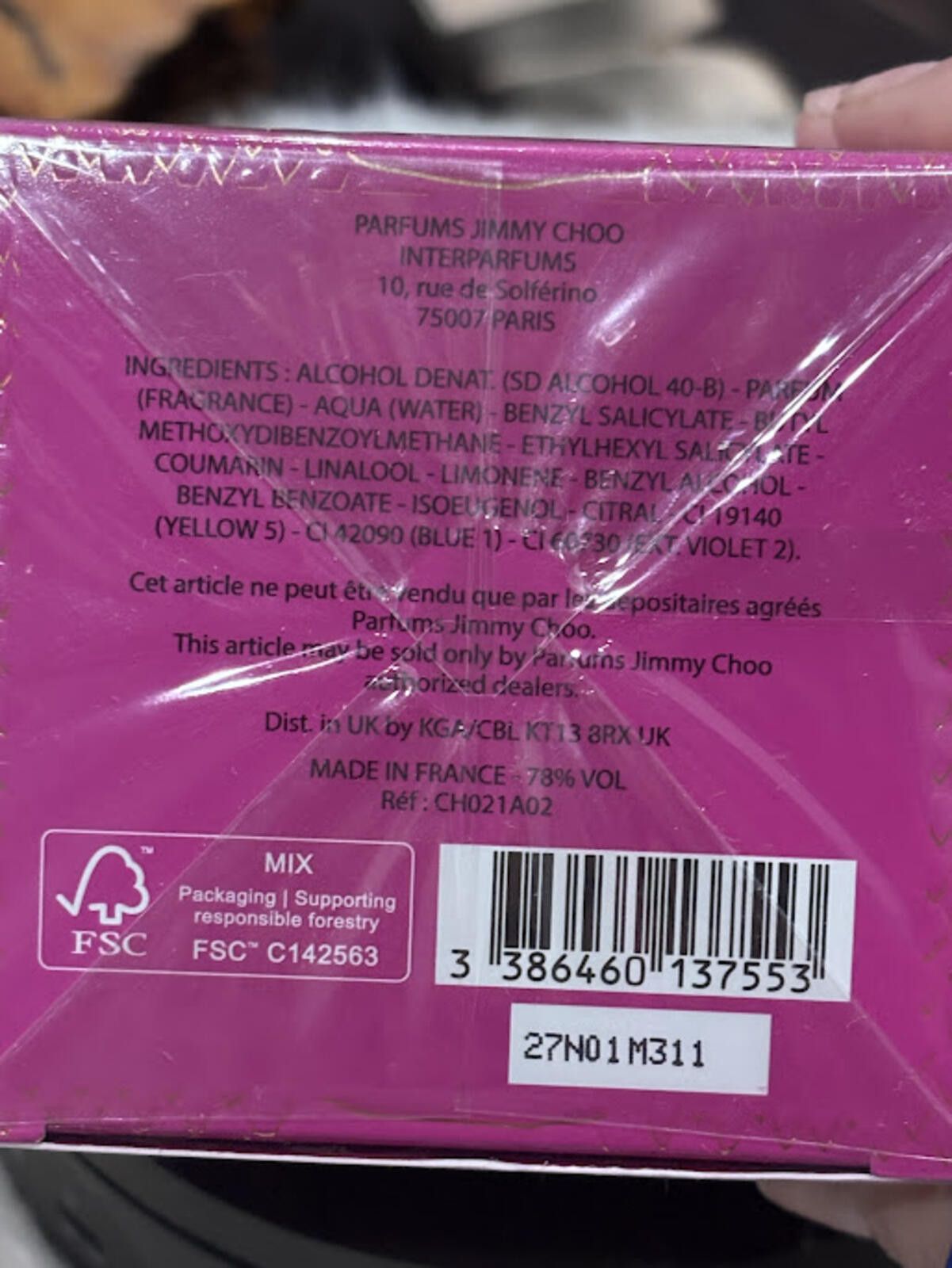 Jimmy Choo Jimmy Choo Rose Passion EDP Fragrance 2.0 fl oz NIB SEALED Size ONE SIZE - 2 Thumbnail