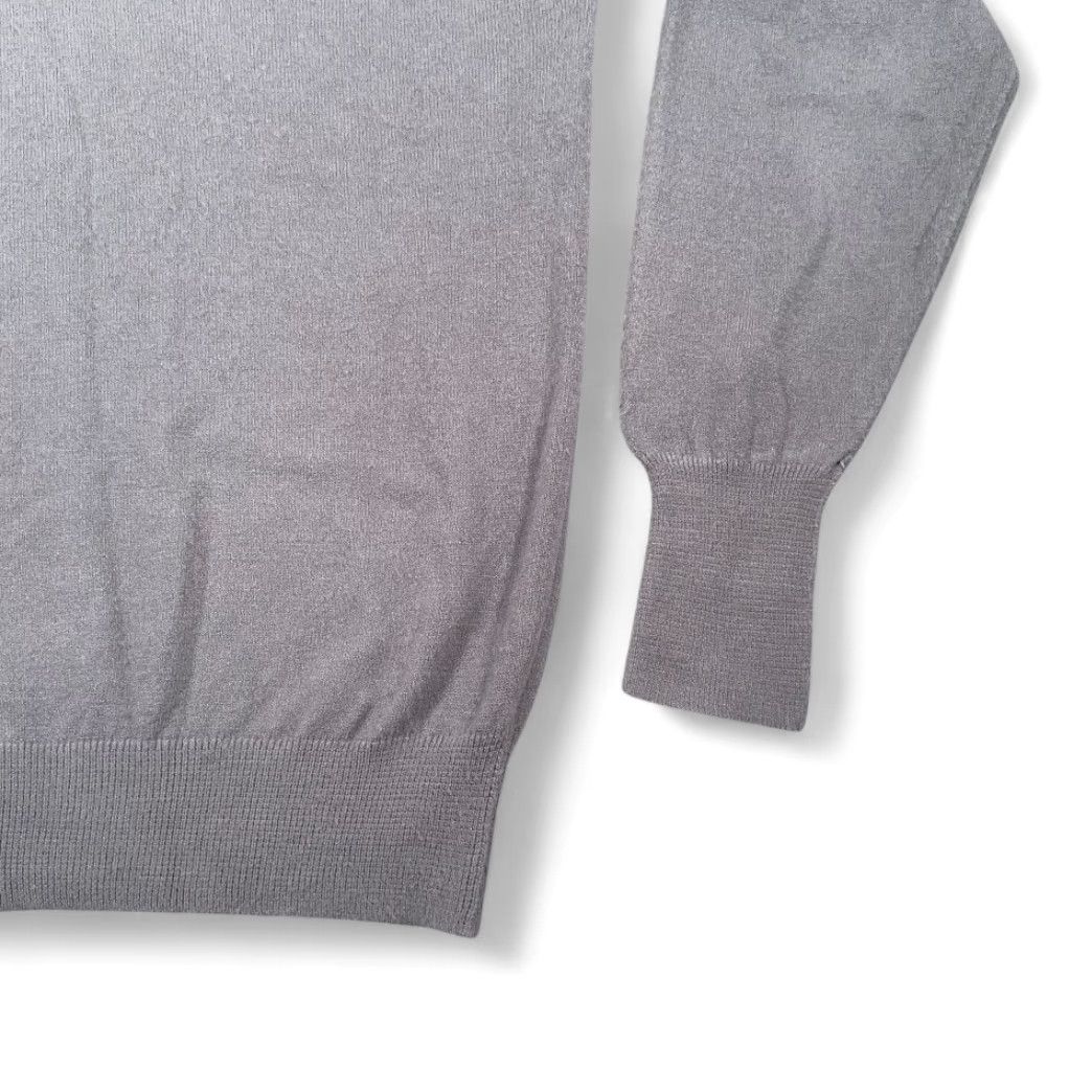 Harrods VINTAGE Harrod Sweater Shirt Mens Large Gray V-Neck Raglan Knit 80s Preppy Acrylic Knit Pullover Size US M / EU 48-50 / 2 - 5 Thumbnail